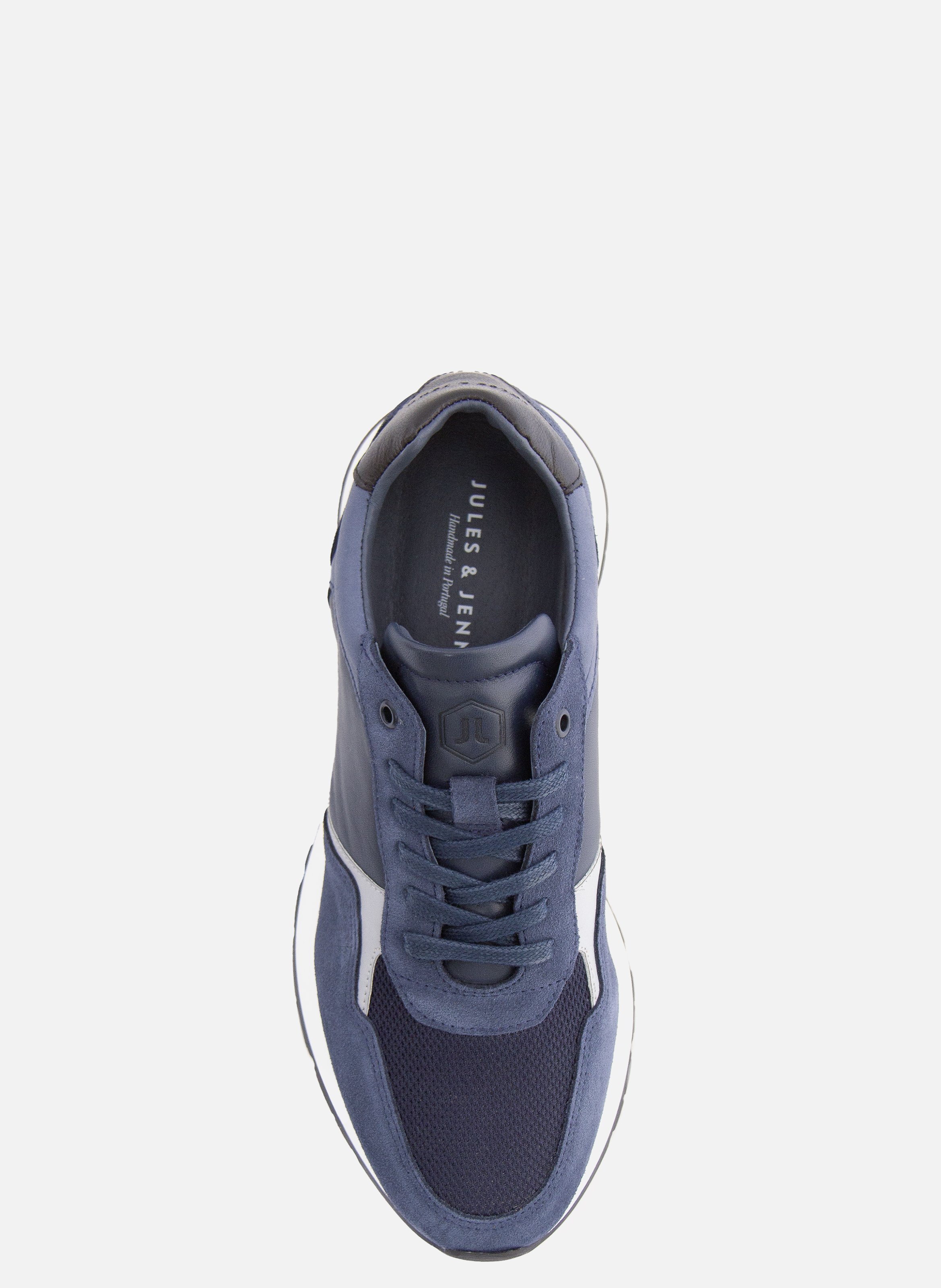 Sneakers noé cuir JULES & JENN Bleu