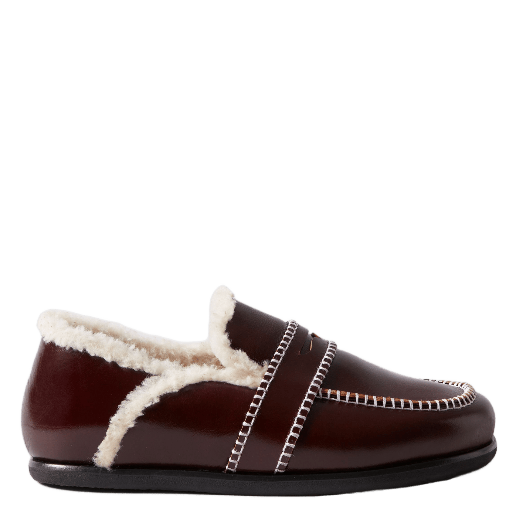 Chaussons en cuir asel CLAUDIE PIERLOT Rouge