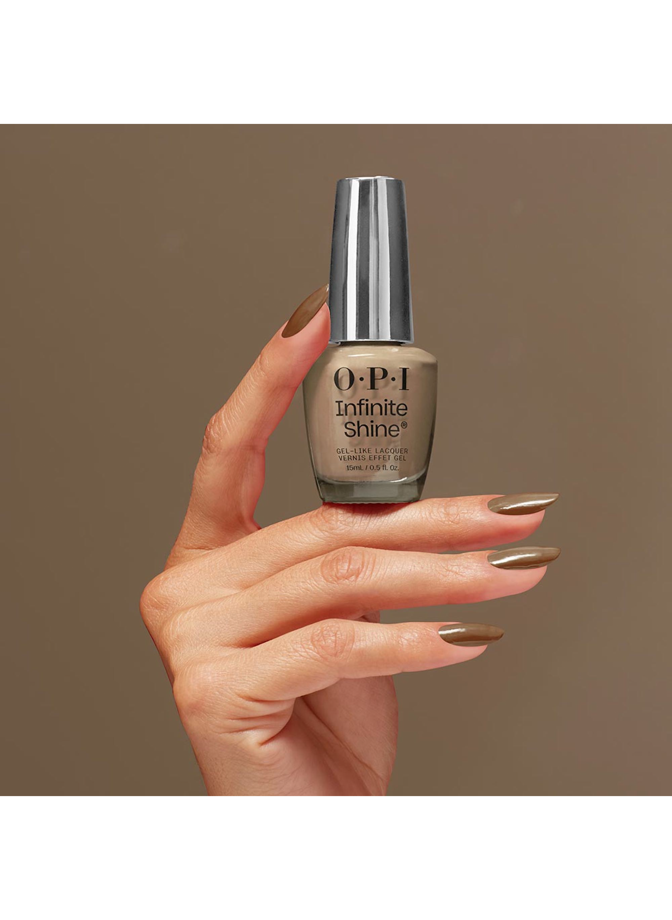 Livin' La Vida Mocha
Infinite Shine
Long-lasting gel effect nail polish OPI Marron