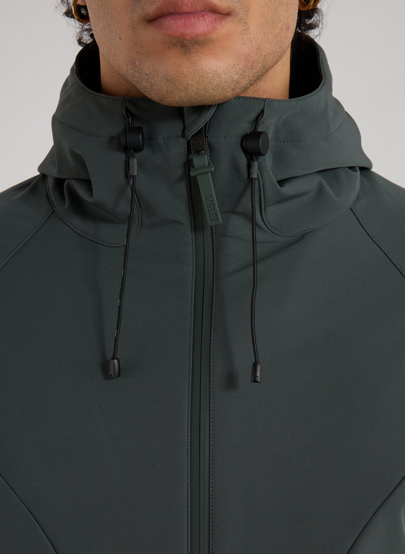 Blouson à capuche AIGLE Gris