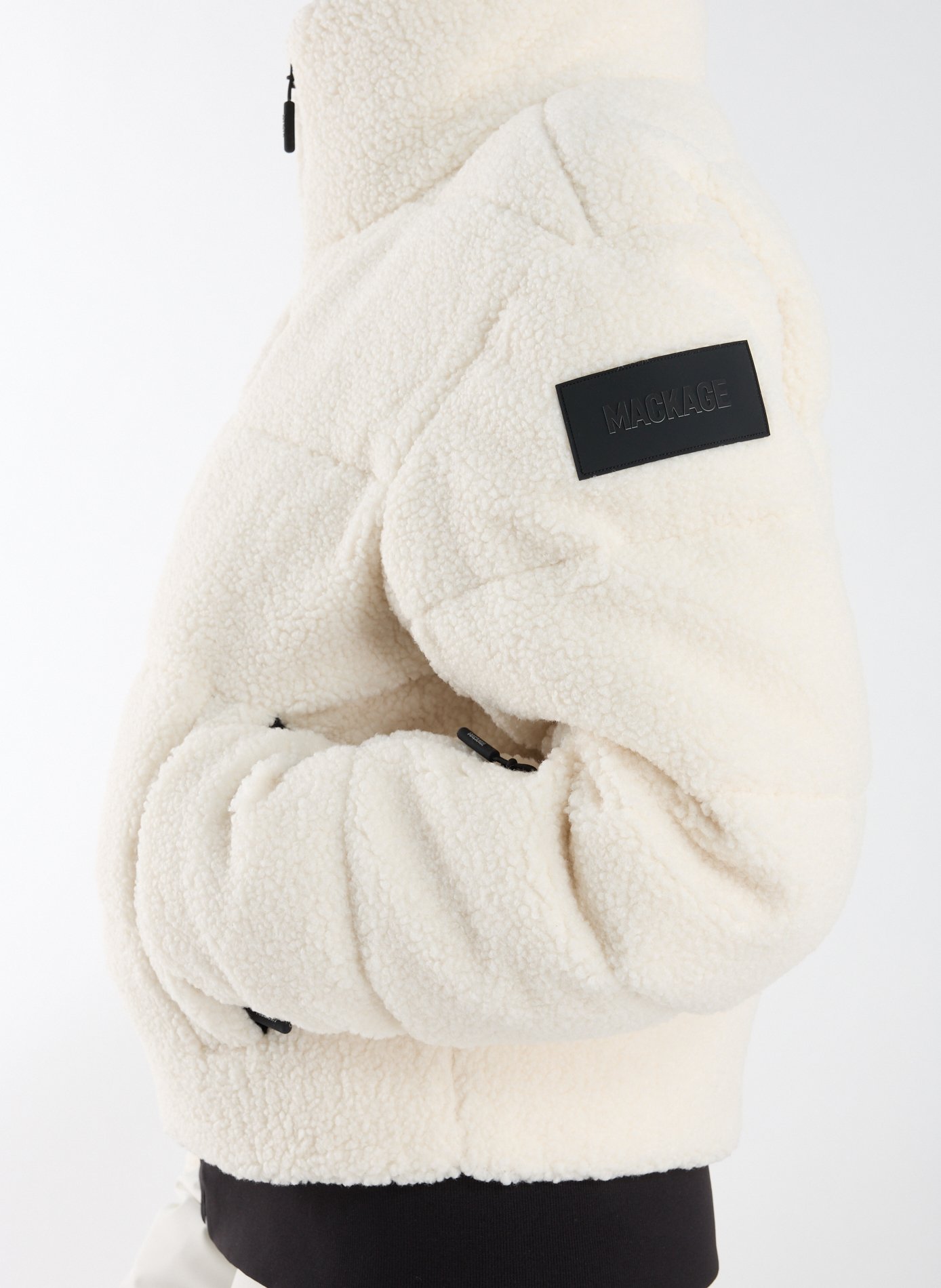 Manteau de ski col montant MACKAGE Beige