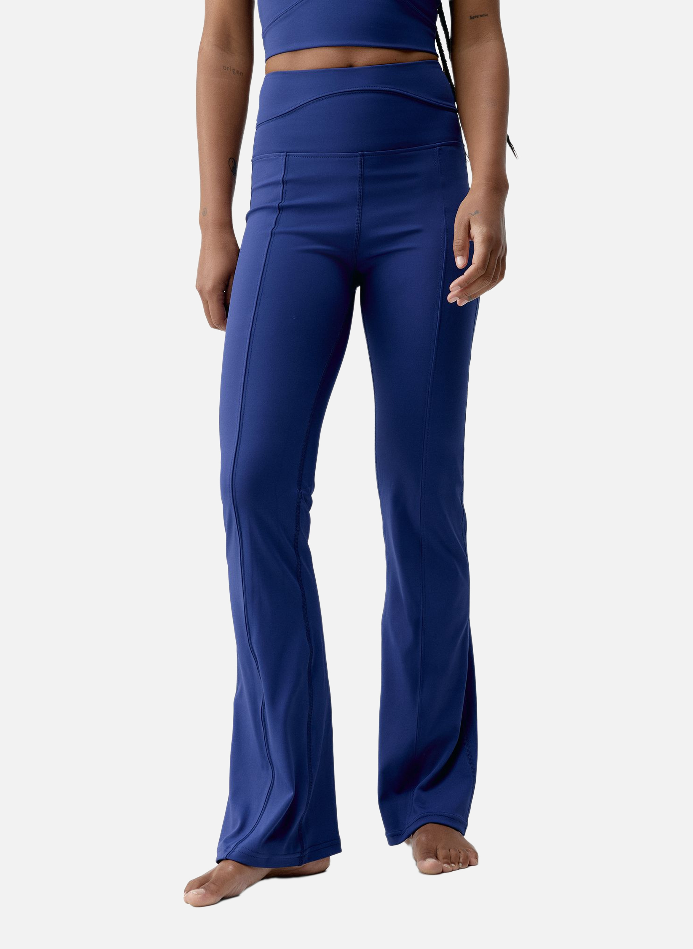 Legging de sport long performance saori BORN LIVING YOGA Bleu