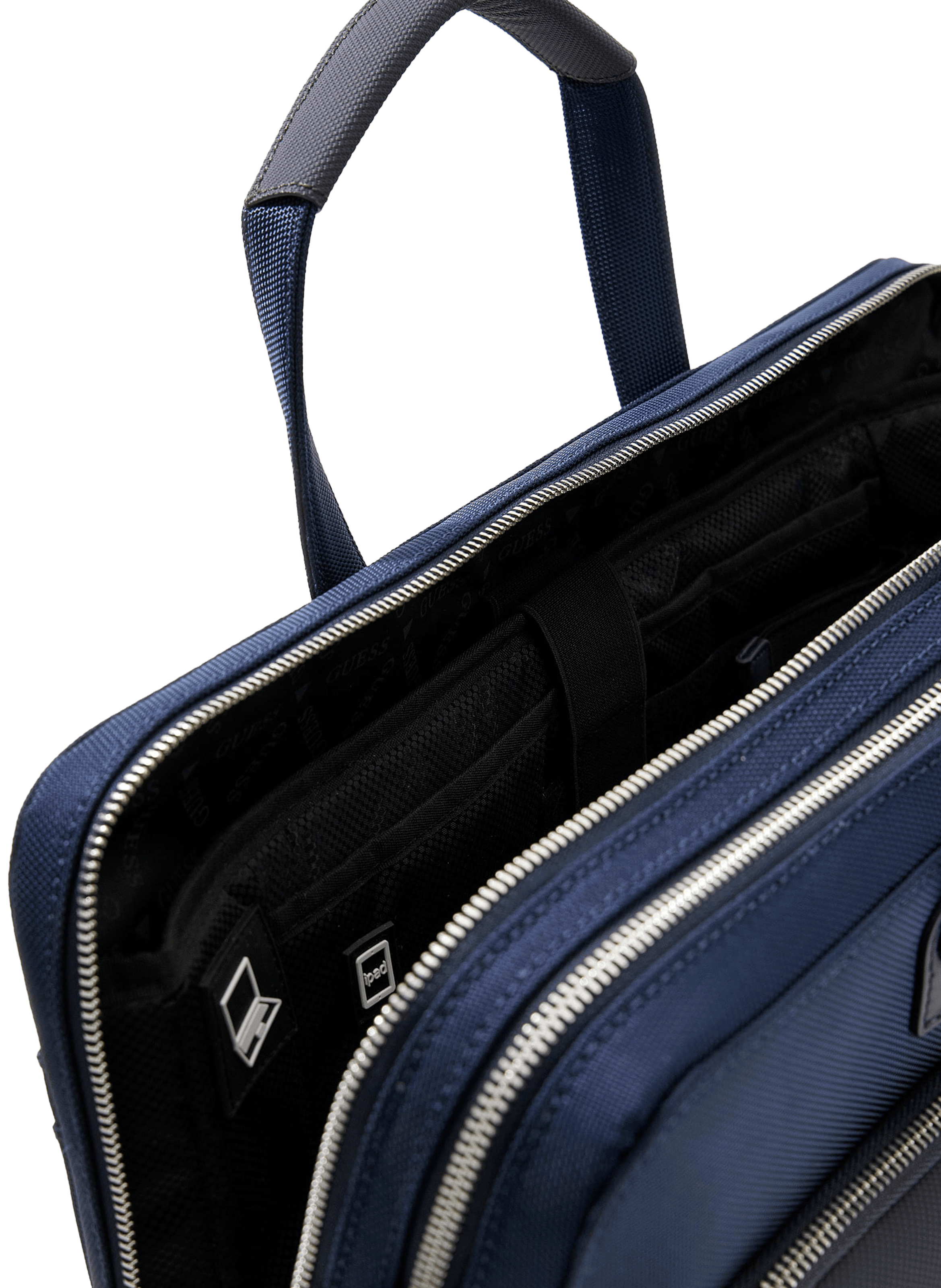 Sac business multi compartiments à bandoulière GUESS Bleu