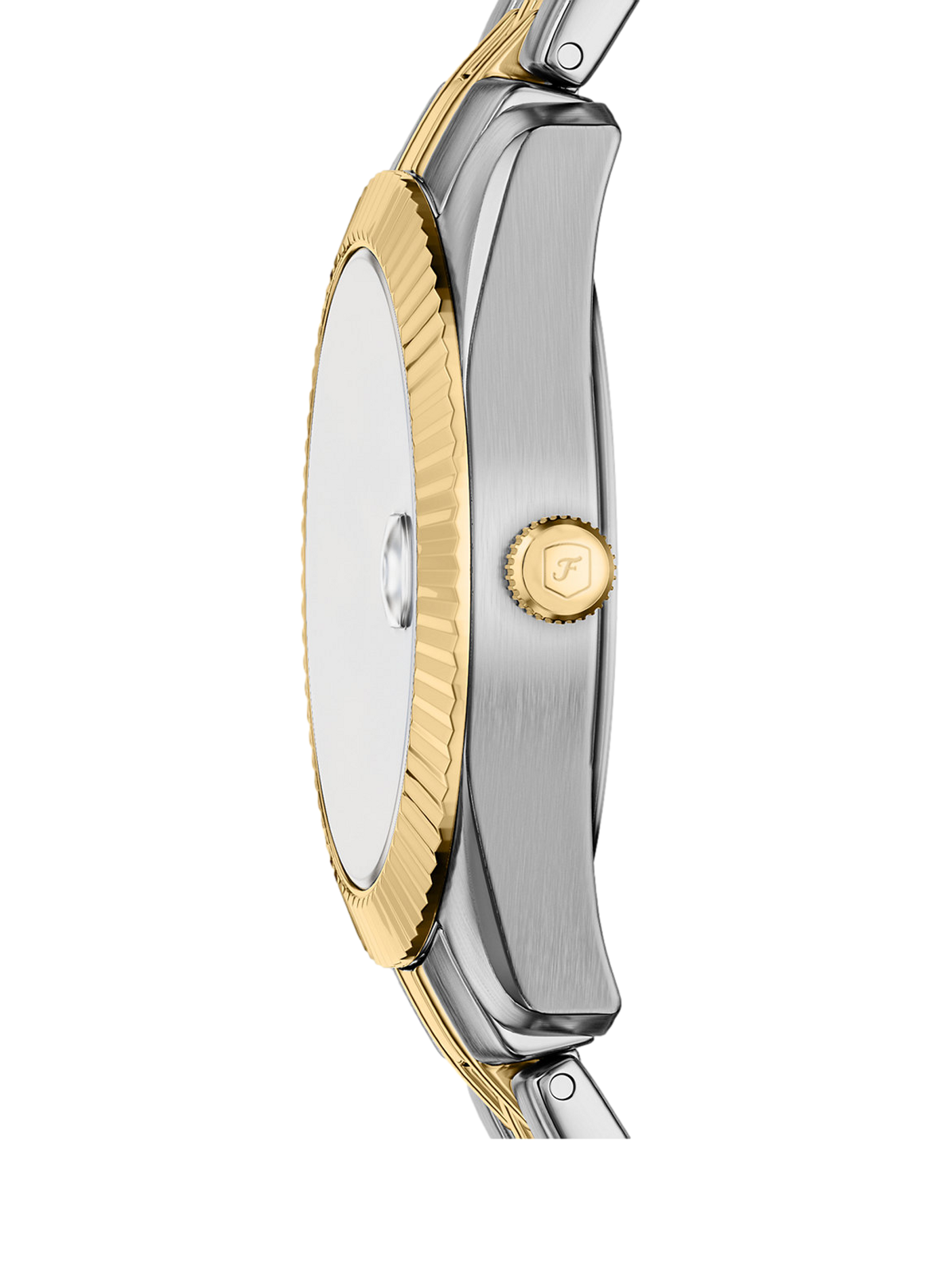 Montre quartz classique en acier inoxydable FOSSIL Bleu