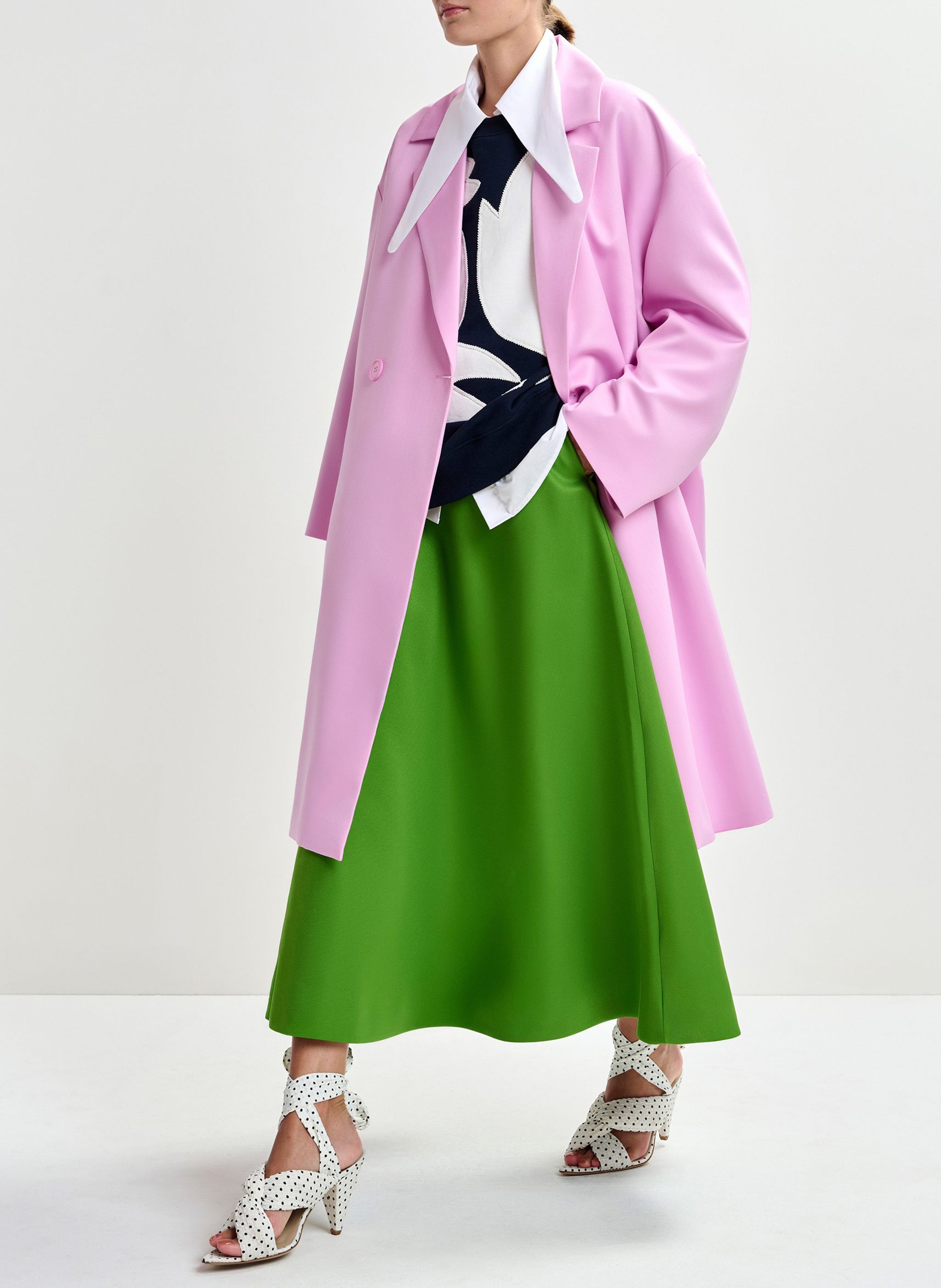 Sweat ample à broderies patchs Jalways ESSENTIEL ANTWERP Bleu