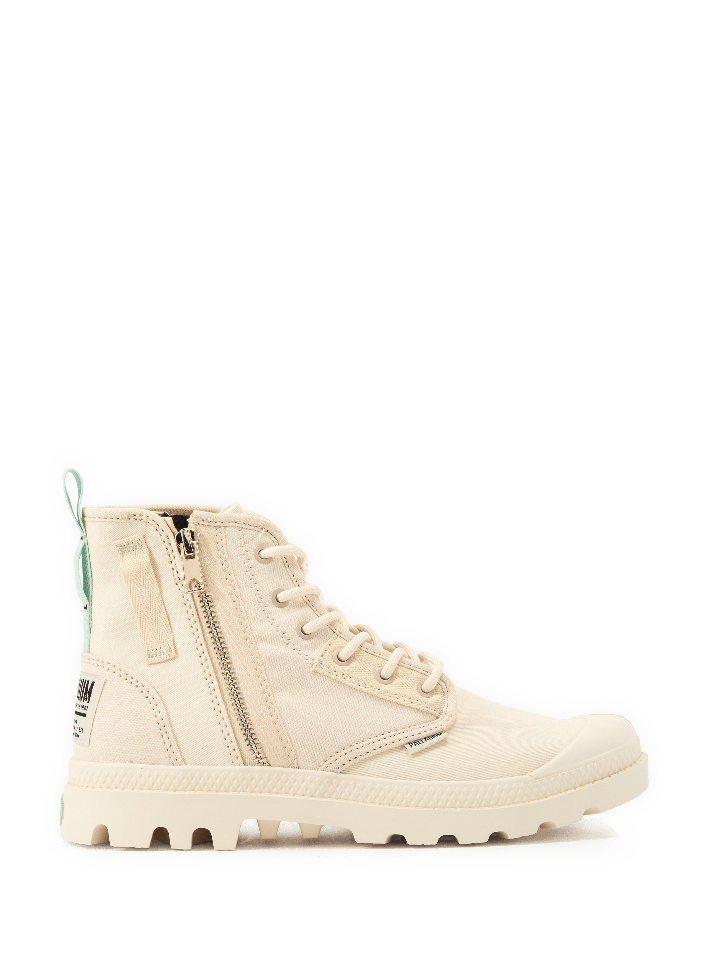 Bottines en coton mélangé PALLADIUM Beige