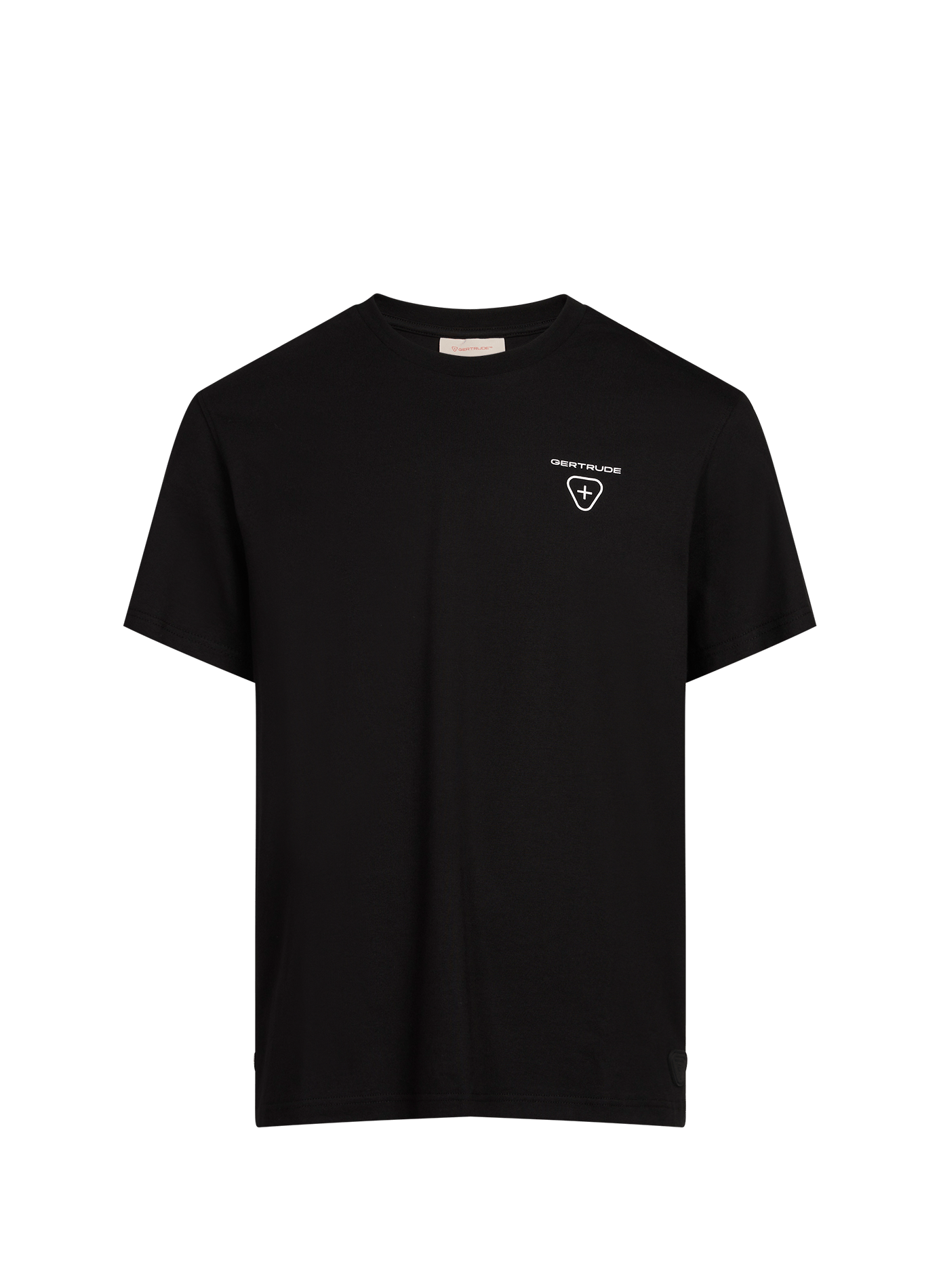Maglietta stampata in cotone GERTRUDE ET GASTON Nero