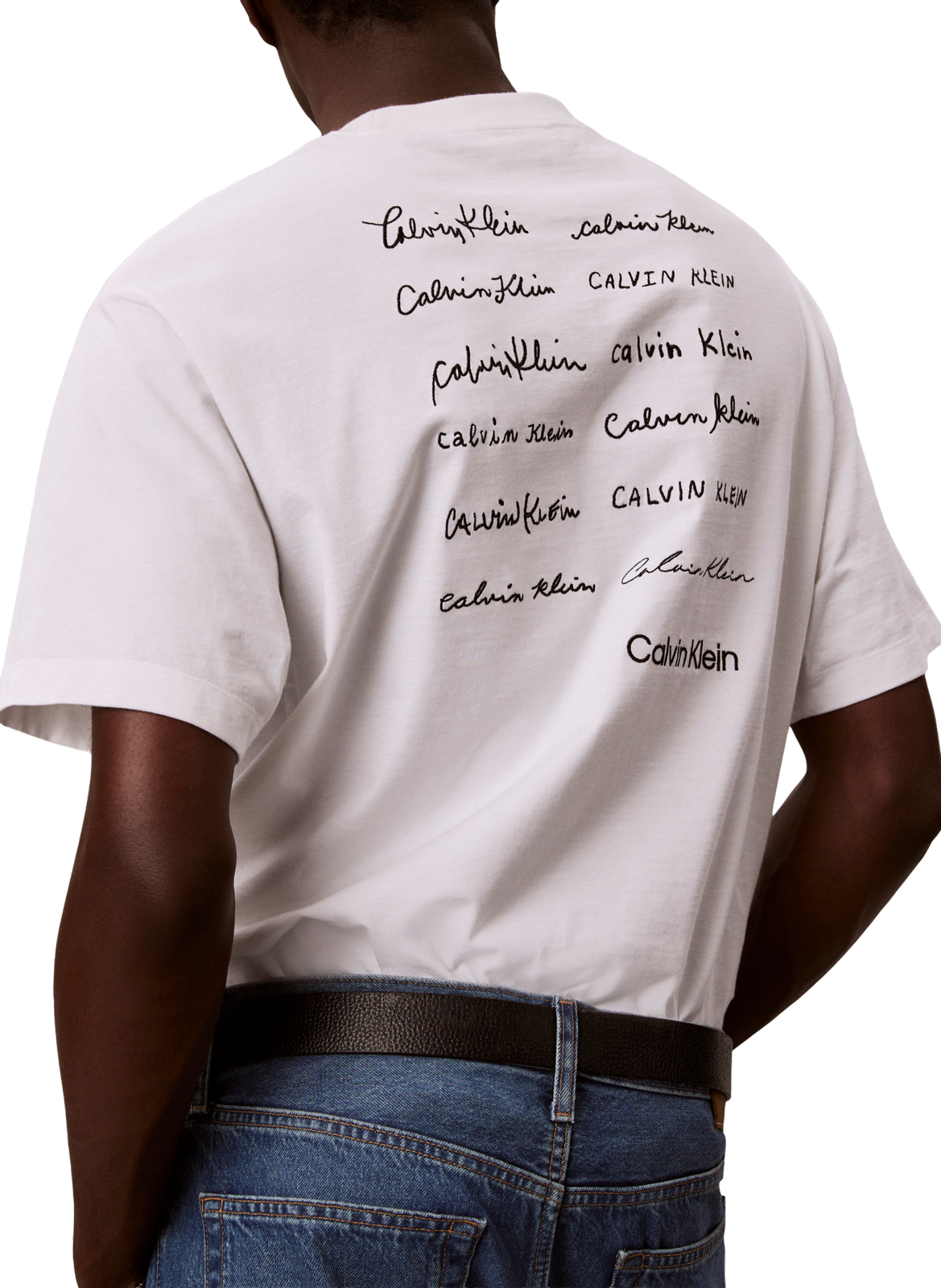 Cotton Logo T-shirt CALVIN KLEIN White