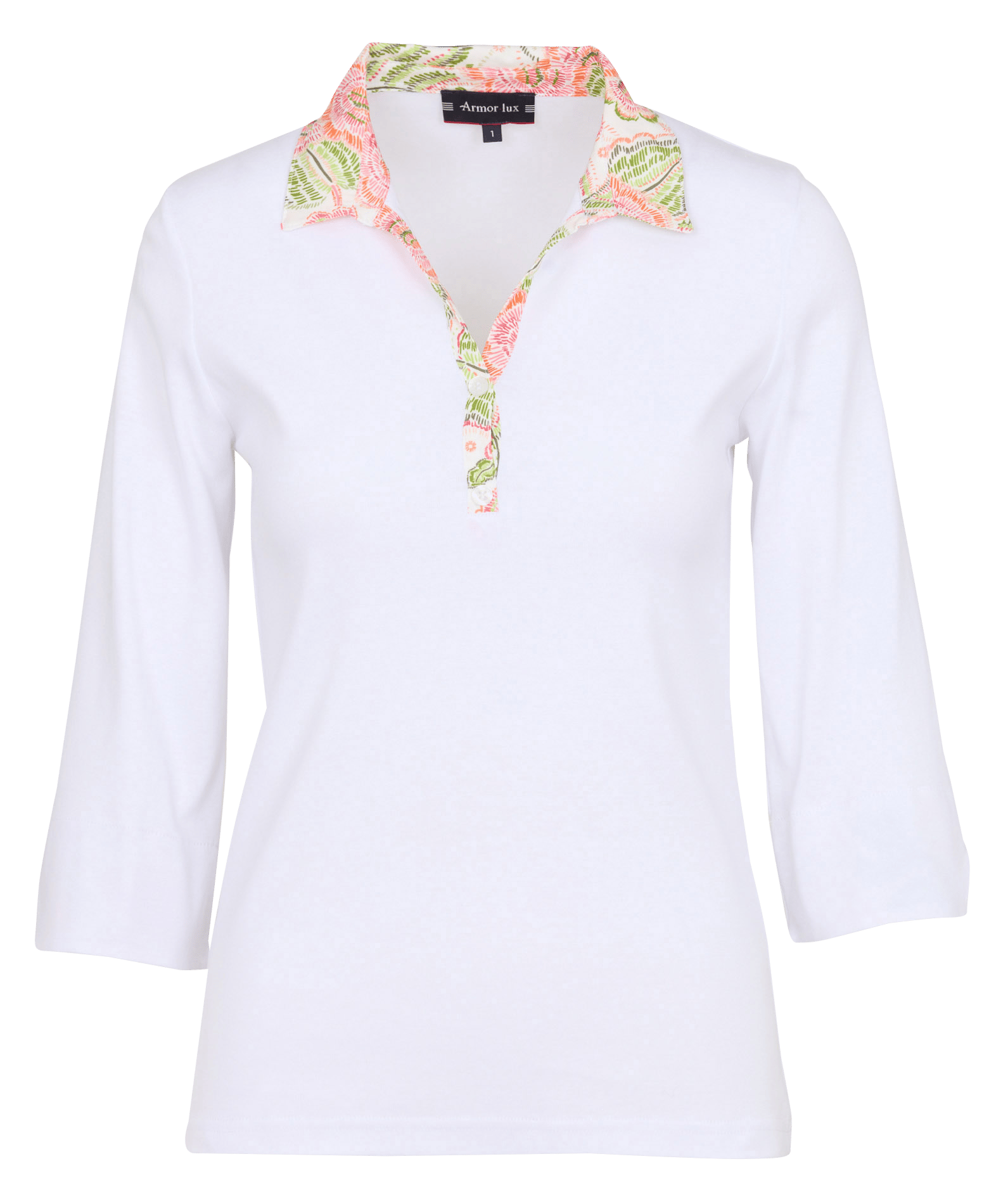 Polo en coton ARMOR-LUX Blanc