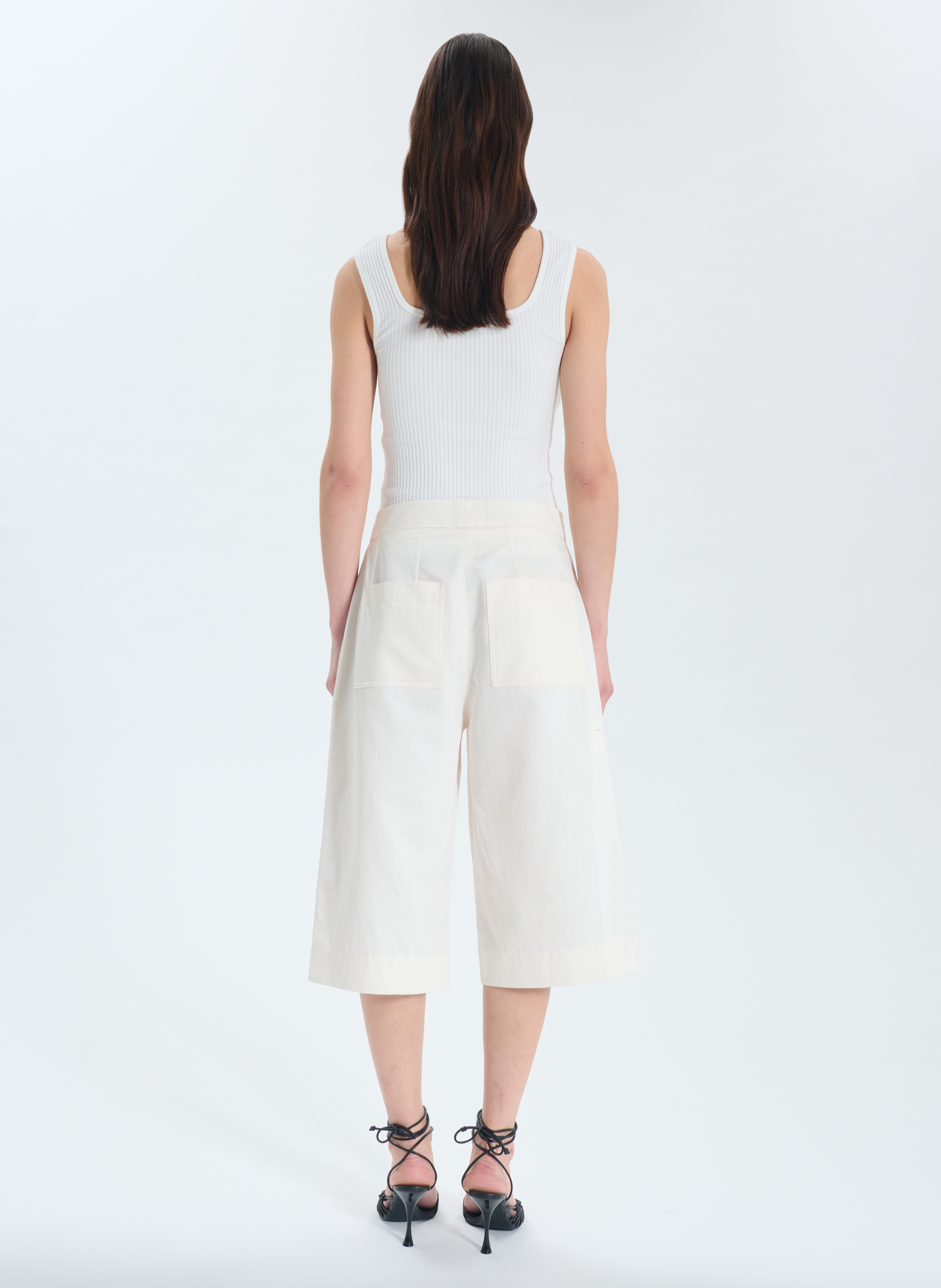 Short  slim ZAPA Blanc