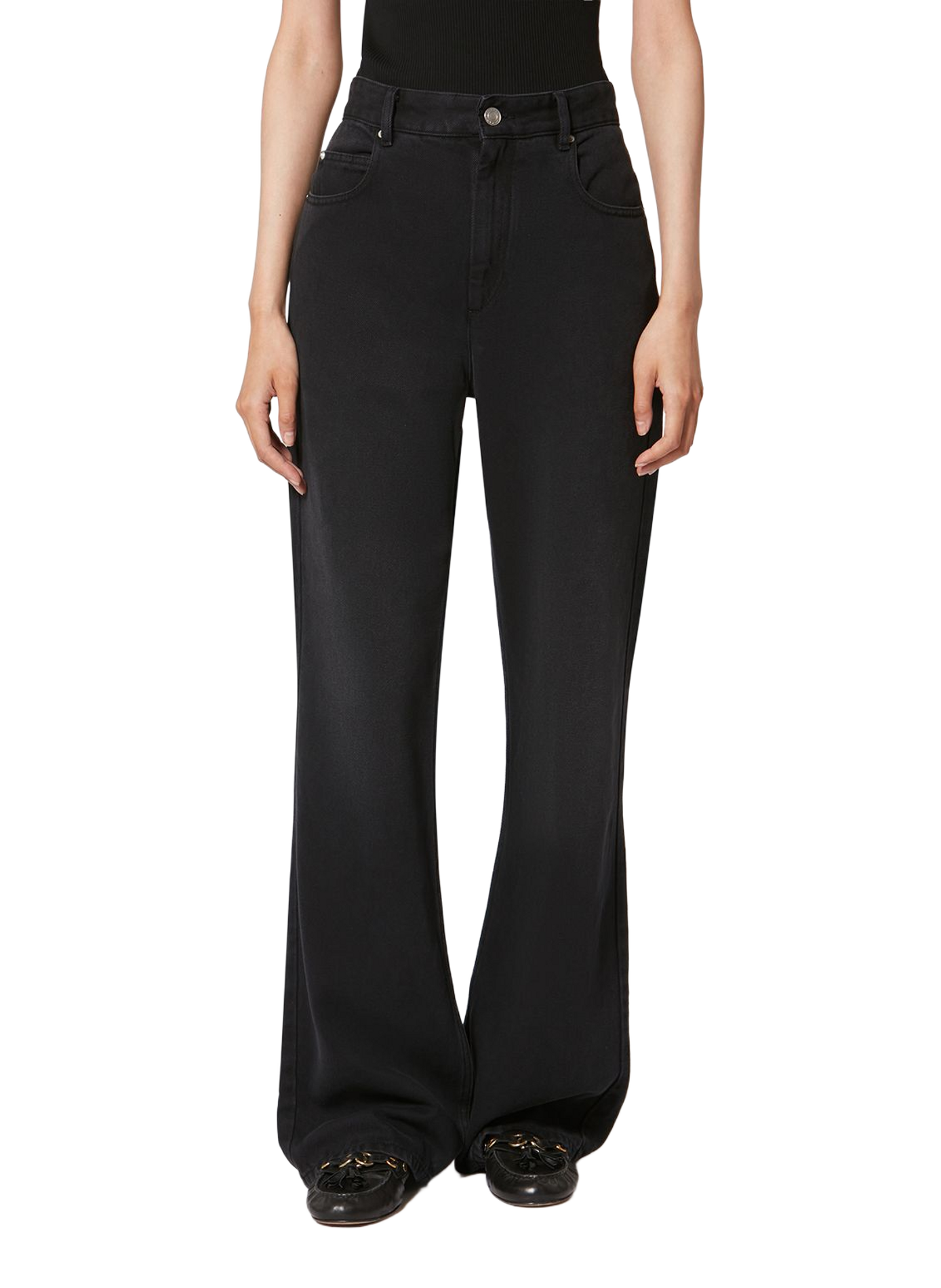 Bootcut denim jeans by Belvira ISABEL MARANT Black