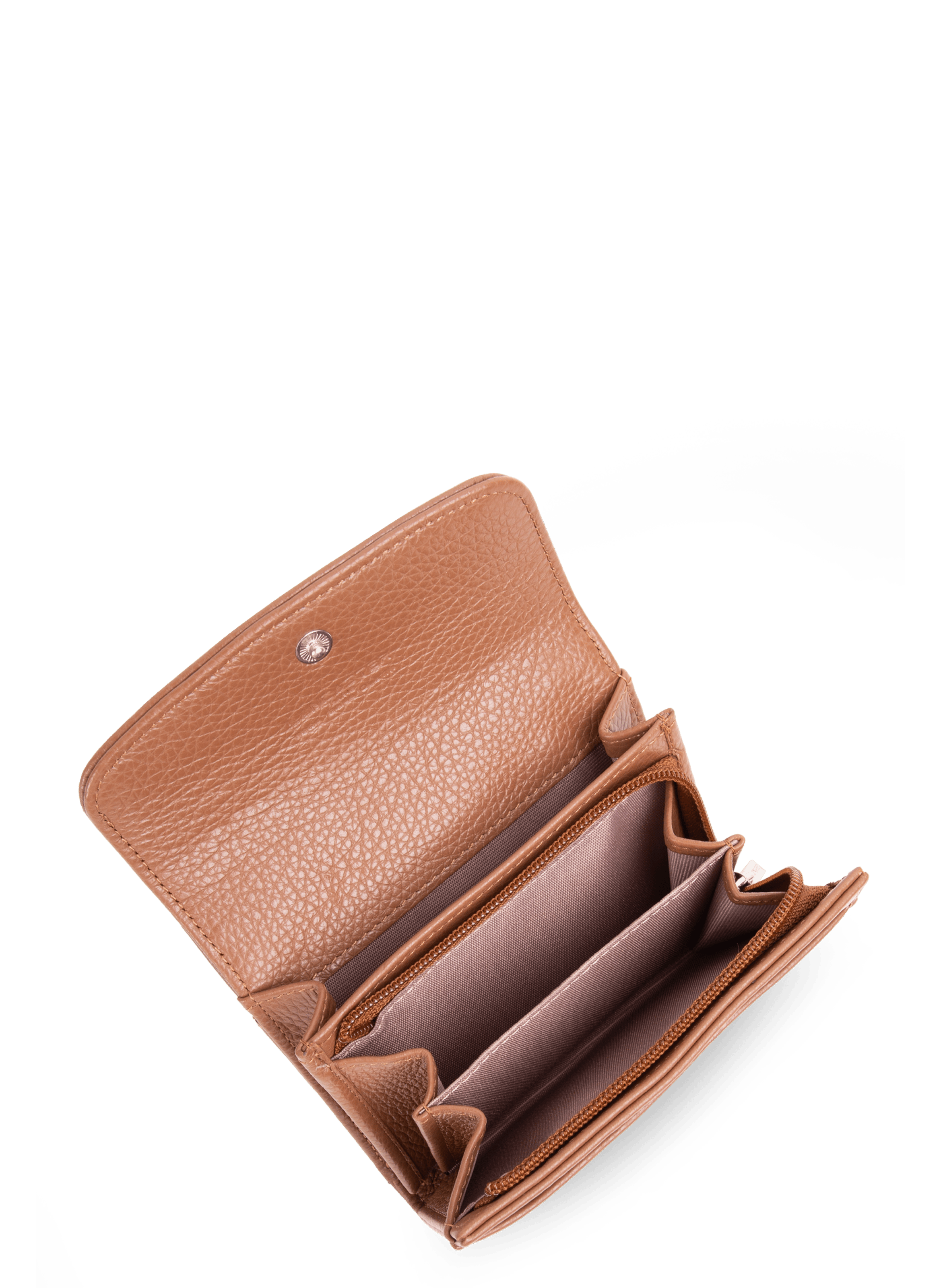 Portefeuille - foulonné pm | Marron LANCASTER Femme