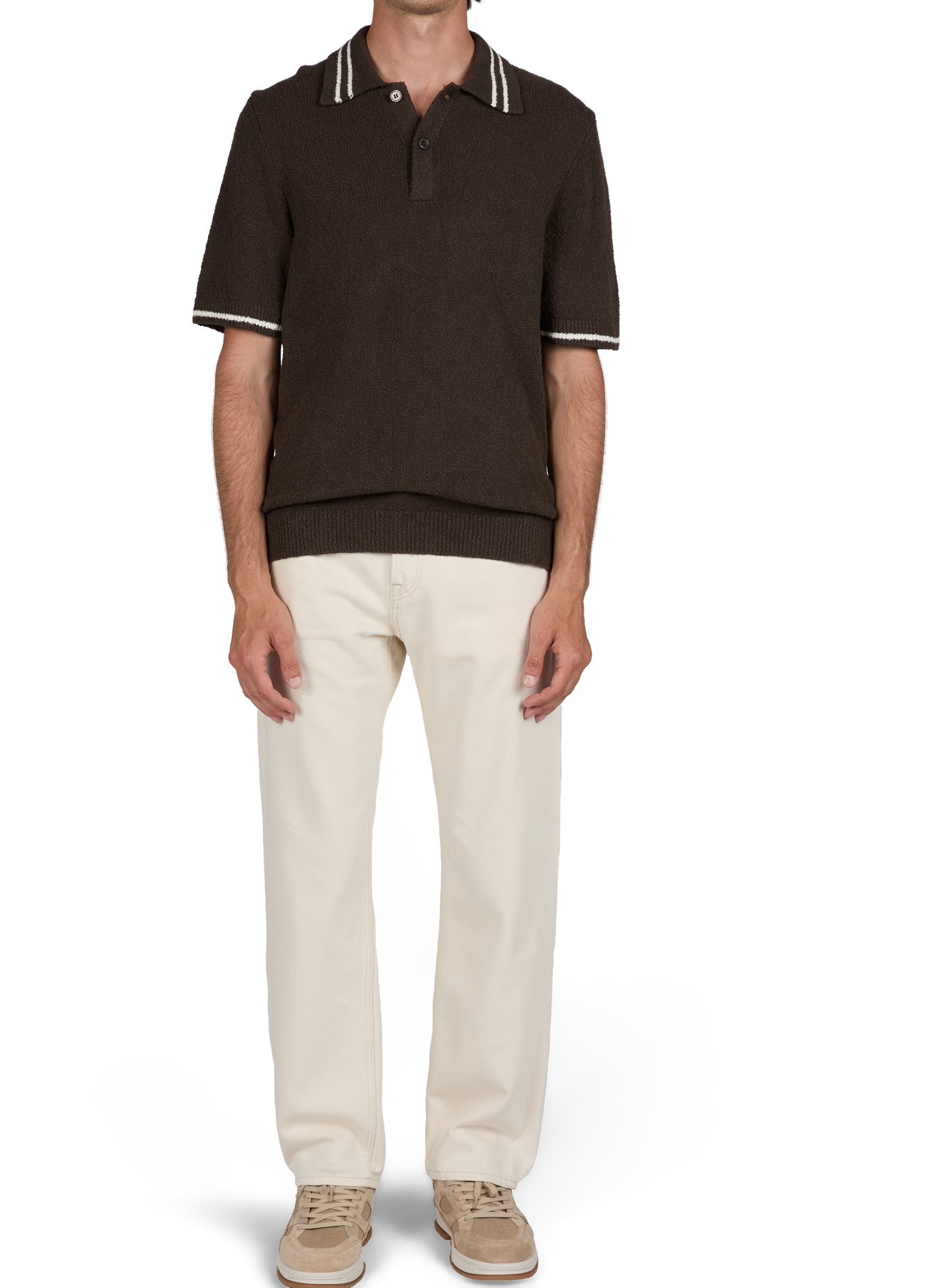 Sapedro blended cotton polo SAMSOE SAMSOE Brown