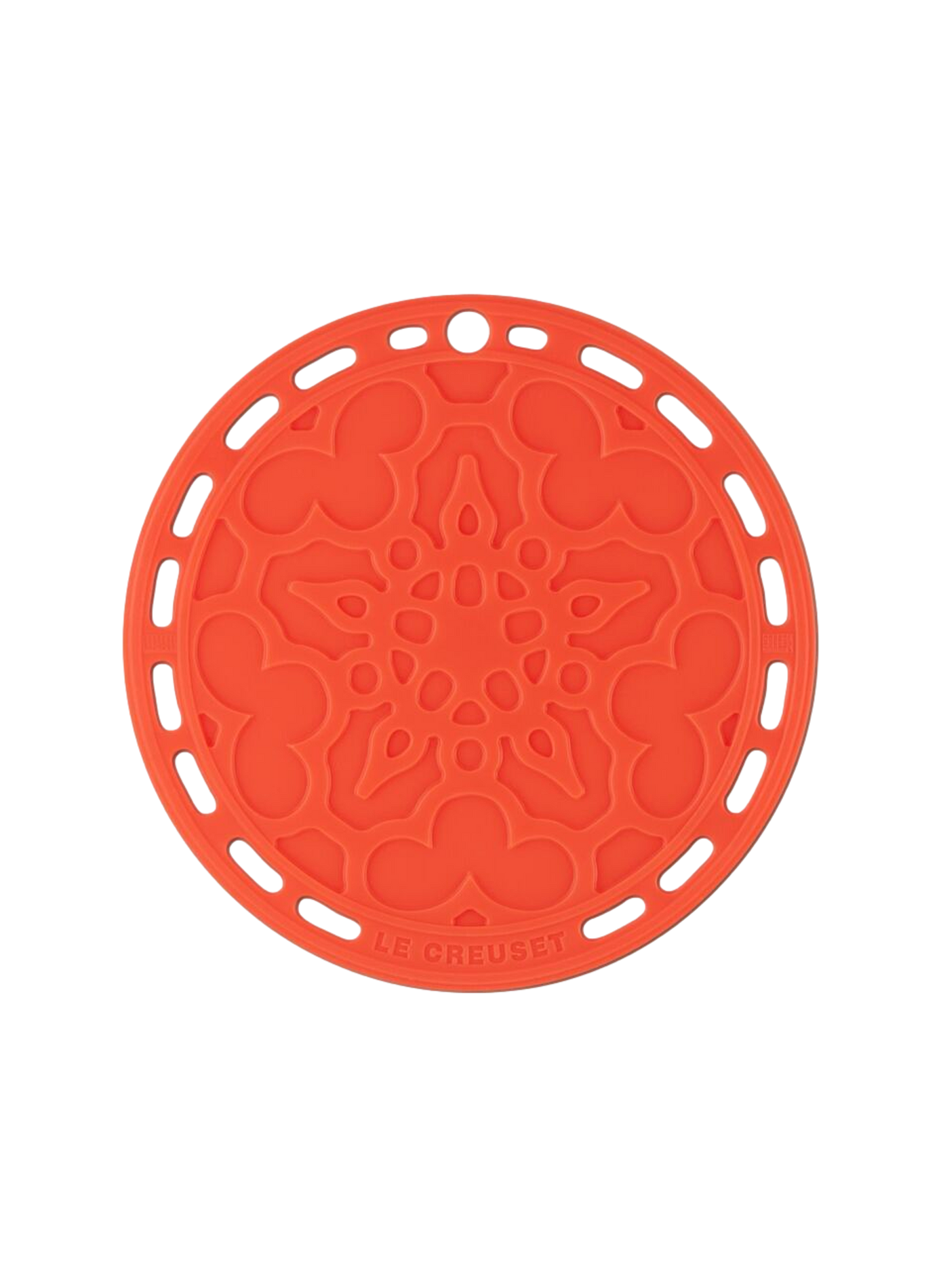 Blumen-Untersetzer LE CREUSET Orange
