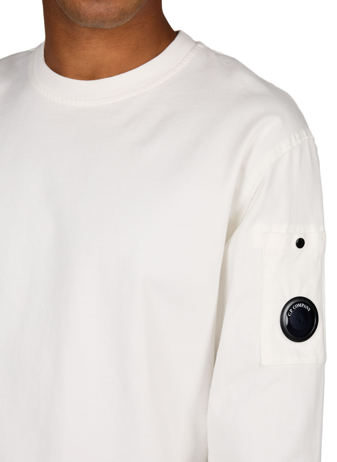 Langarmshirt CP COMPANY Weiss