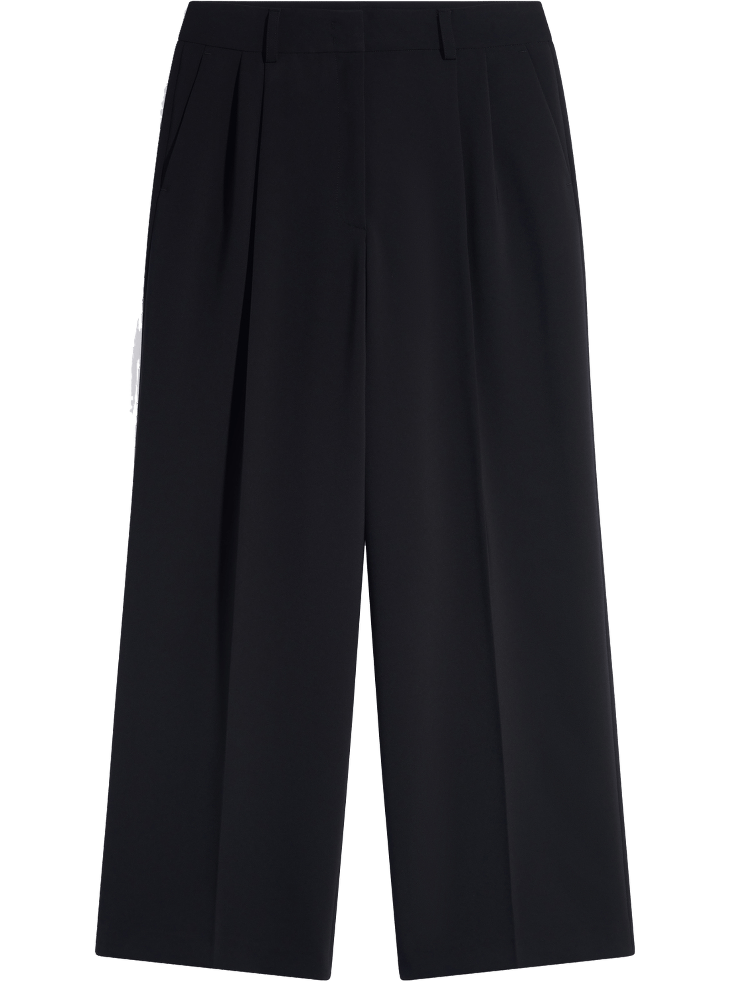 Pantalon large à pinces - maro PABLO Noir
