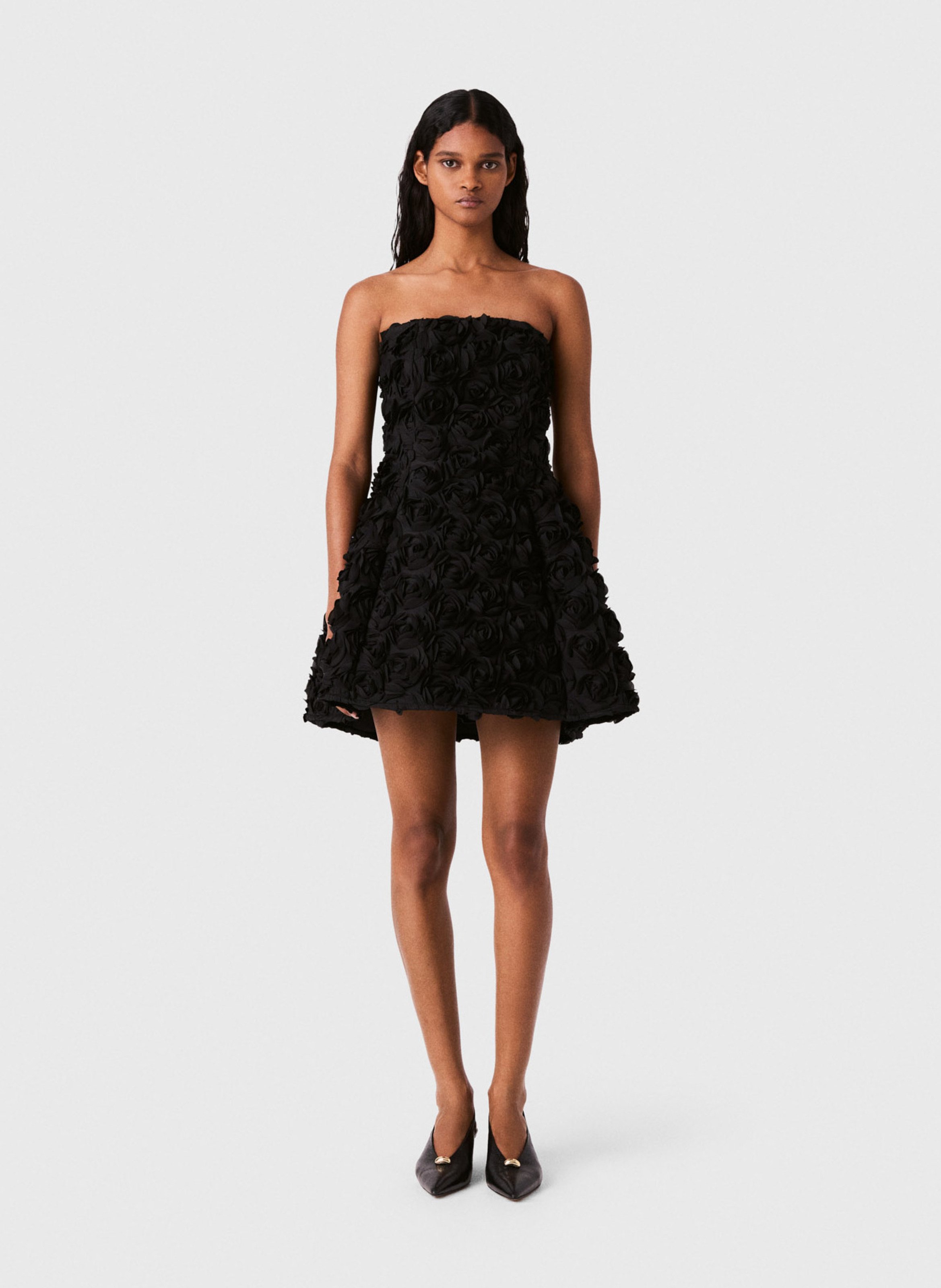 Robe courte évasée MAJE Noir
