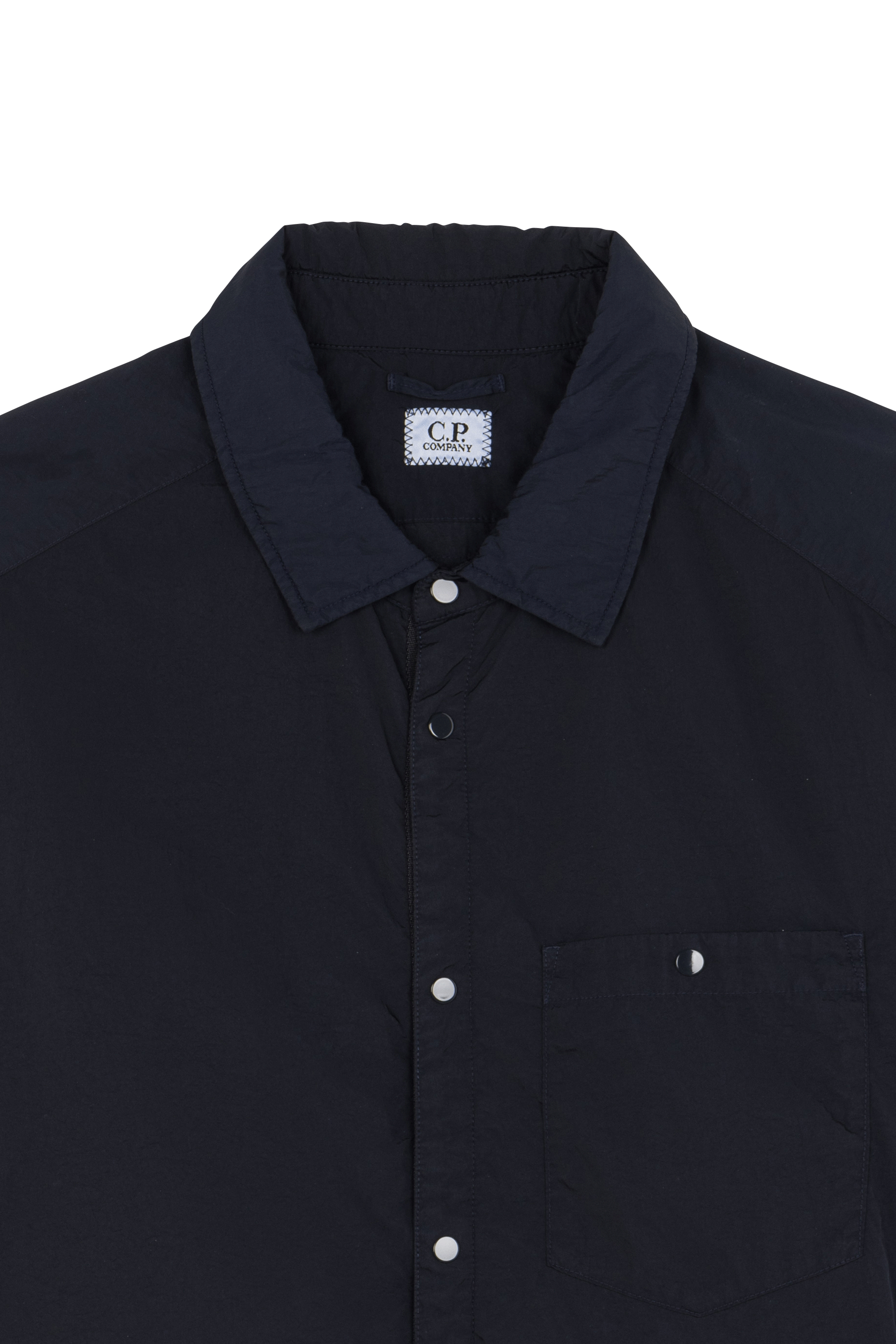 Veste chrome-r padded lens overshirt CP COMPANY Bleu