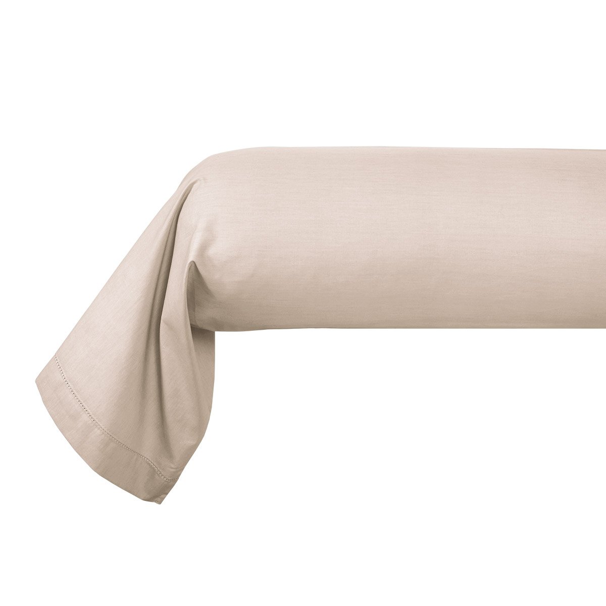 Taie d'oreiller en percale de coton, alcove DESFORGES Gris