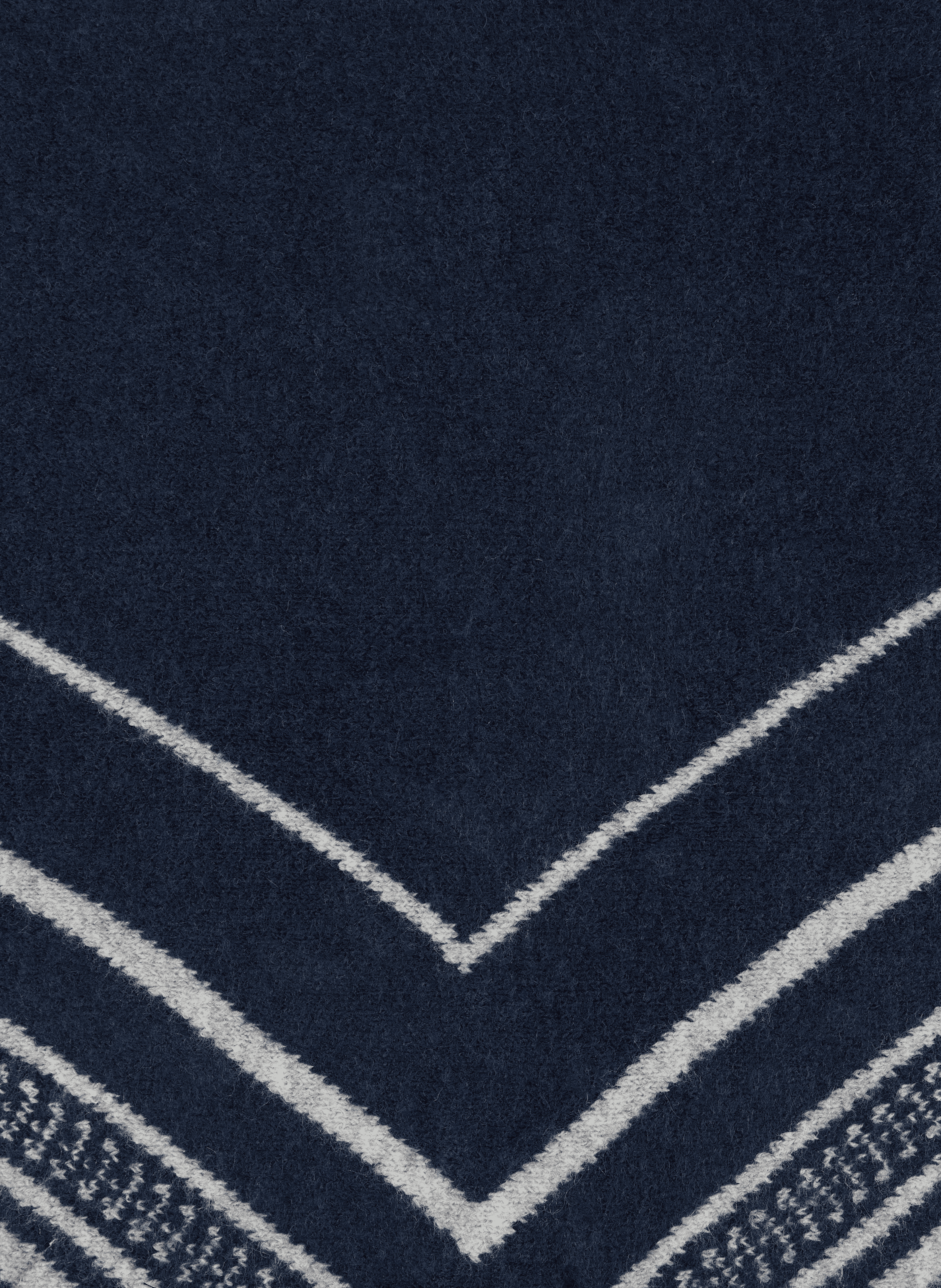 Bedruckter Strickschal VILA Blau