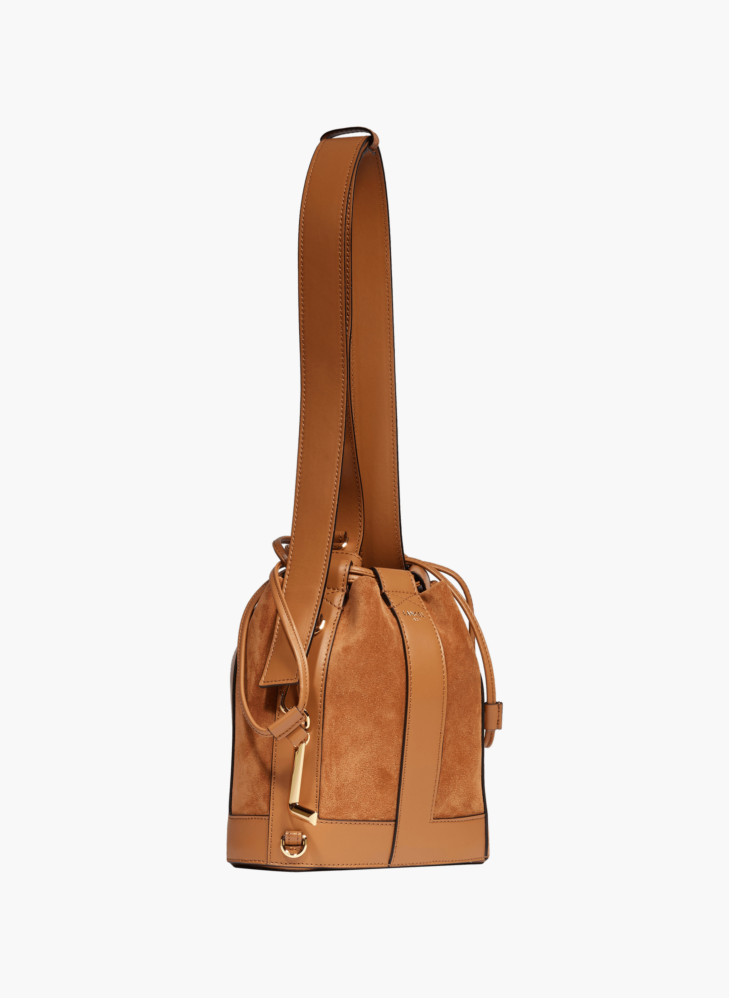 Sac seau m elles de lancel en cuir LANCEL Marron