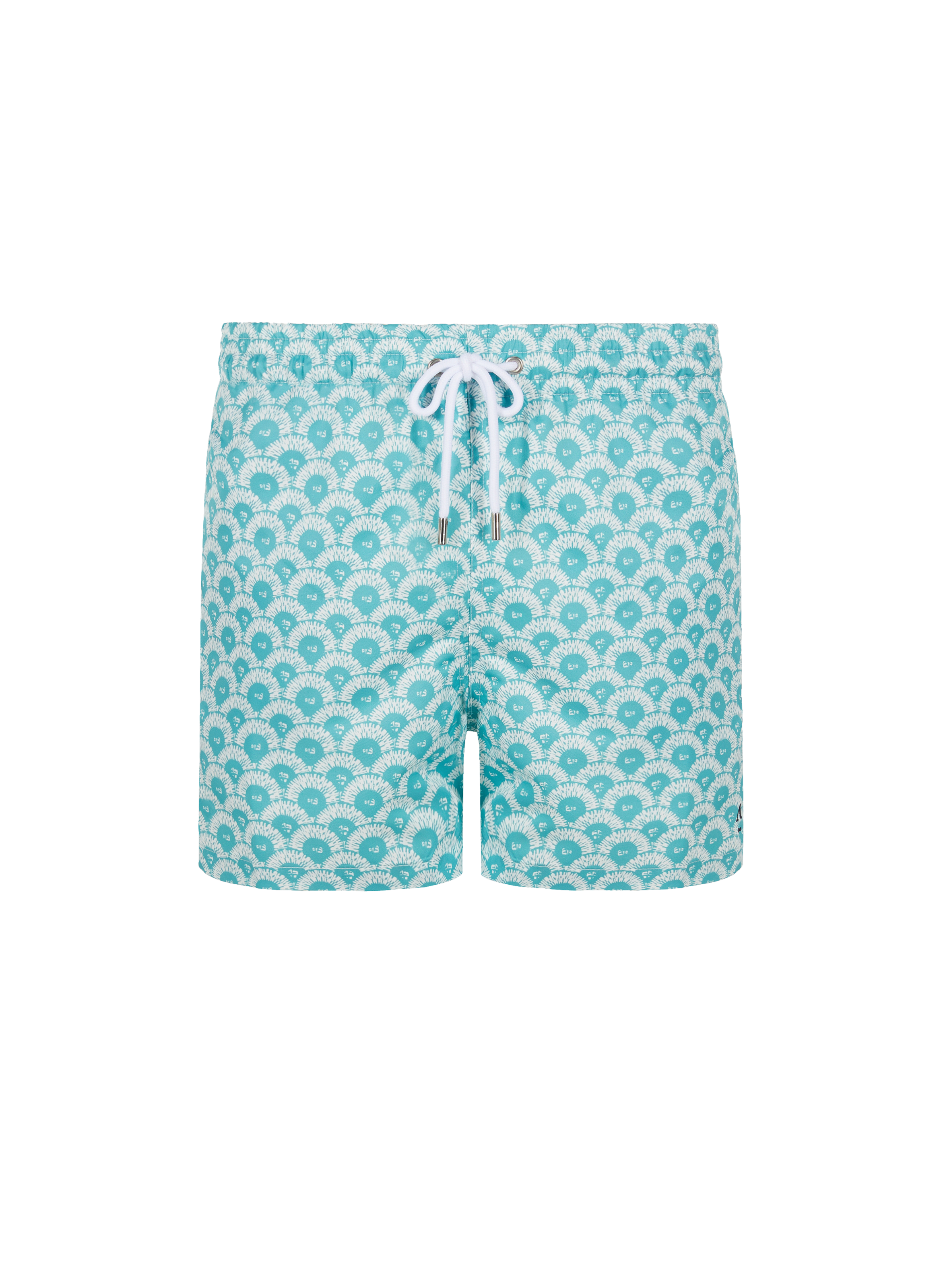 Short de bain imprimé en polyester recyclé