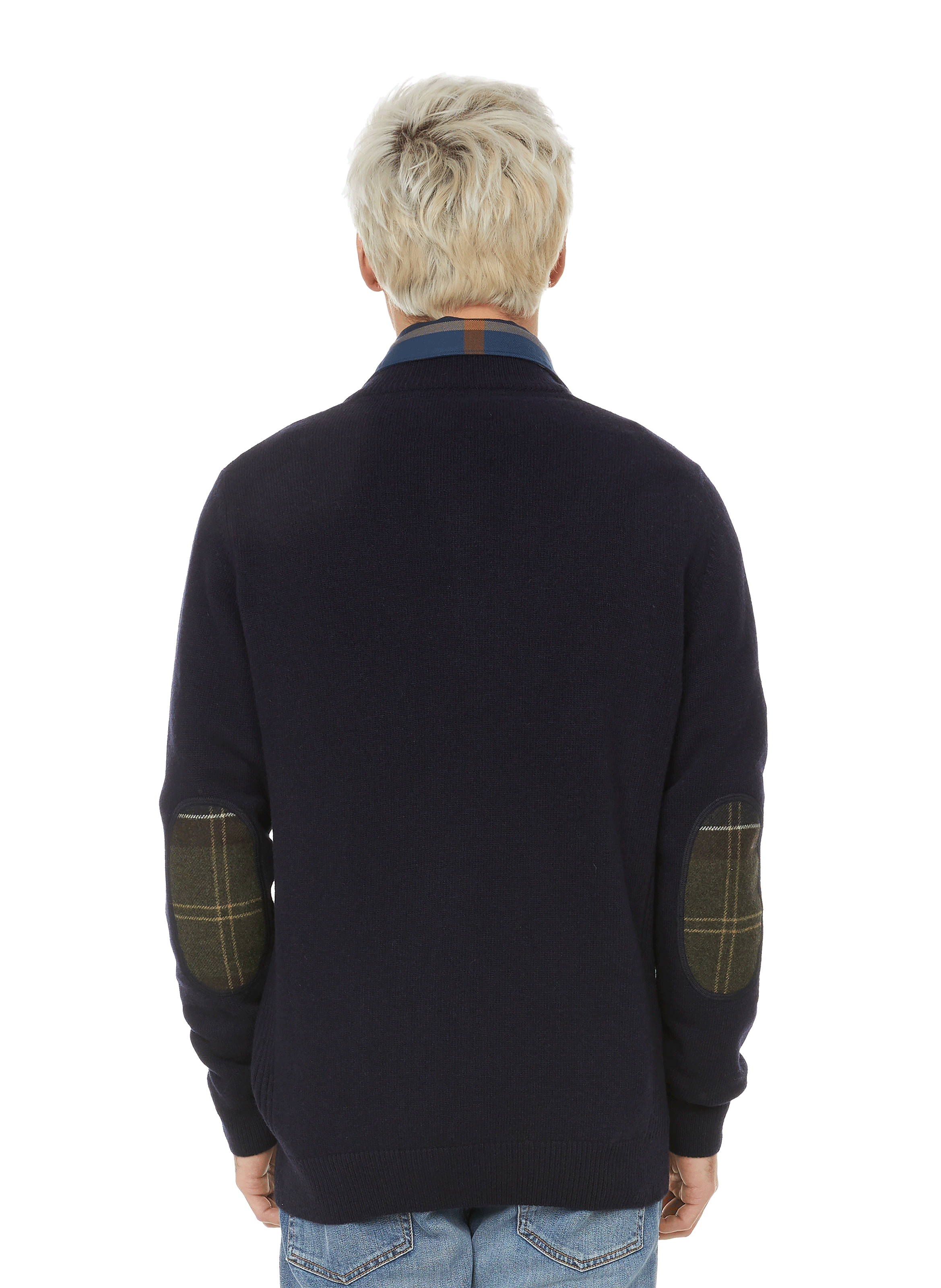 Pull Holden en laine BARBOUR Bleu