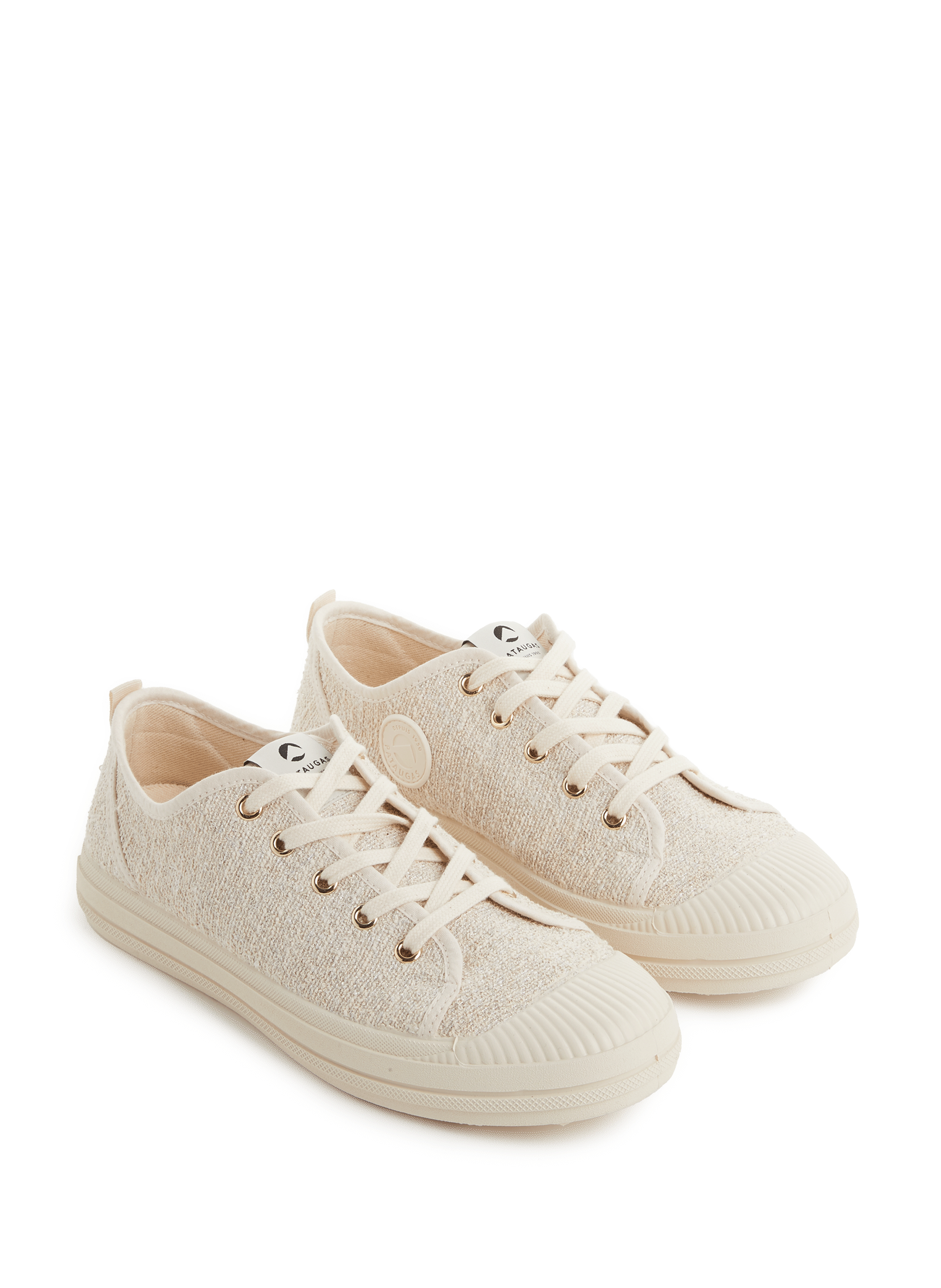 Tweed sneakers PATAUGAS Beige