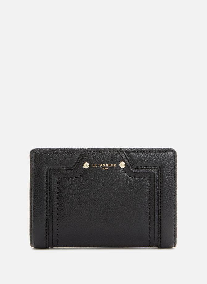 Ella medium wallet in grained leather LE TANNEUR