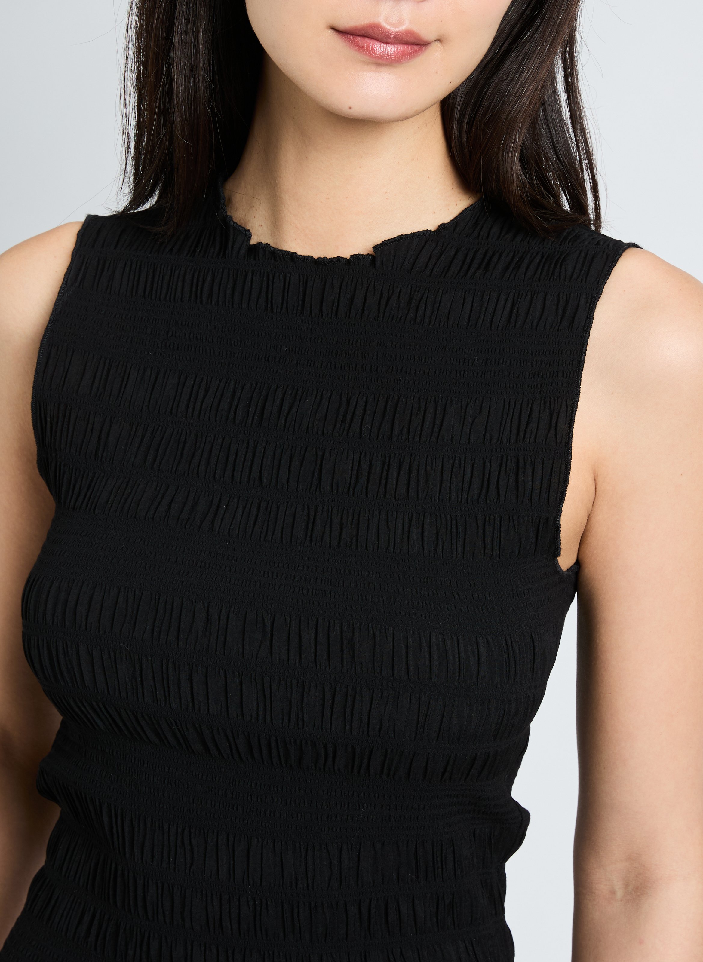 Top smocké VUJO SAISON 1865 Noir