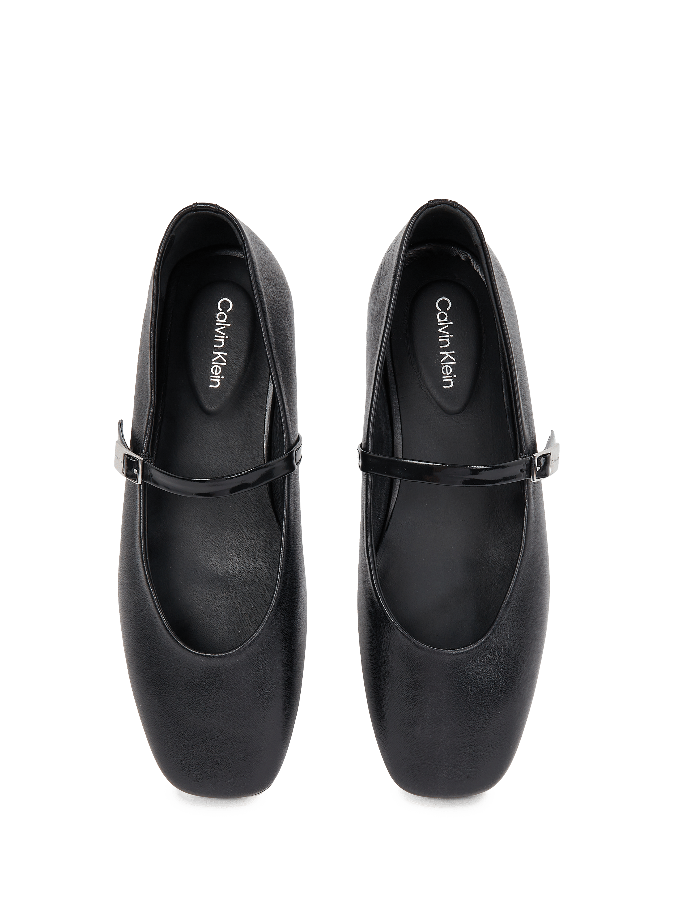 Ballerines en cuir CALVIN KLEIN Noir