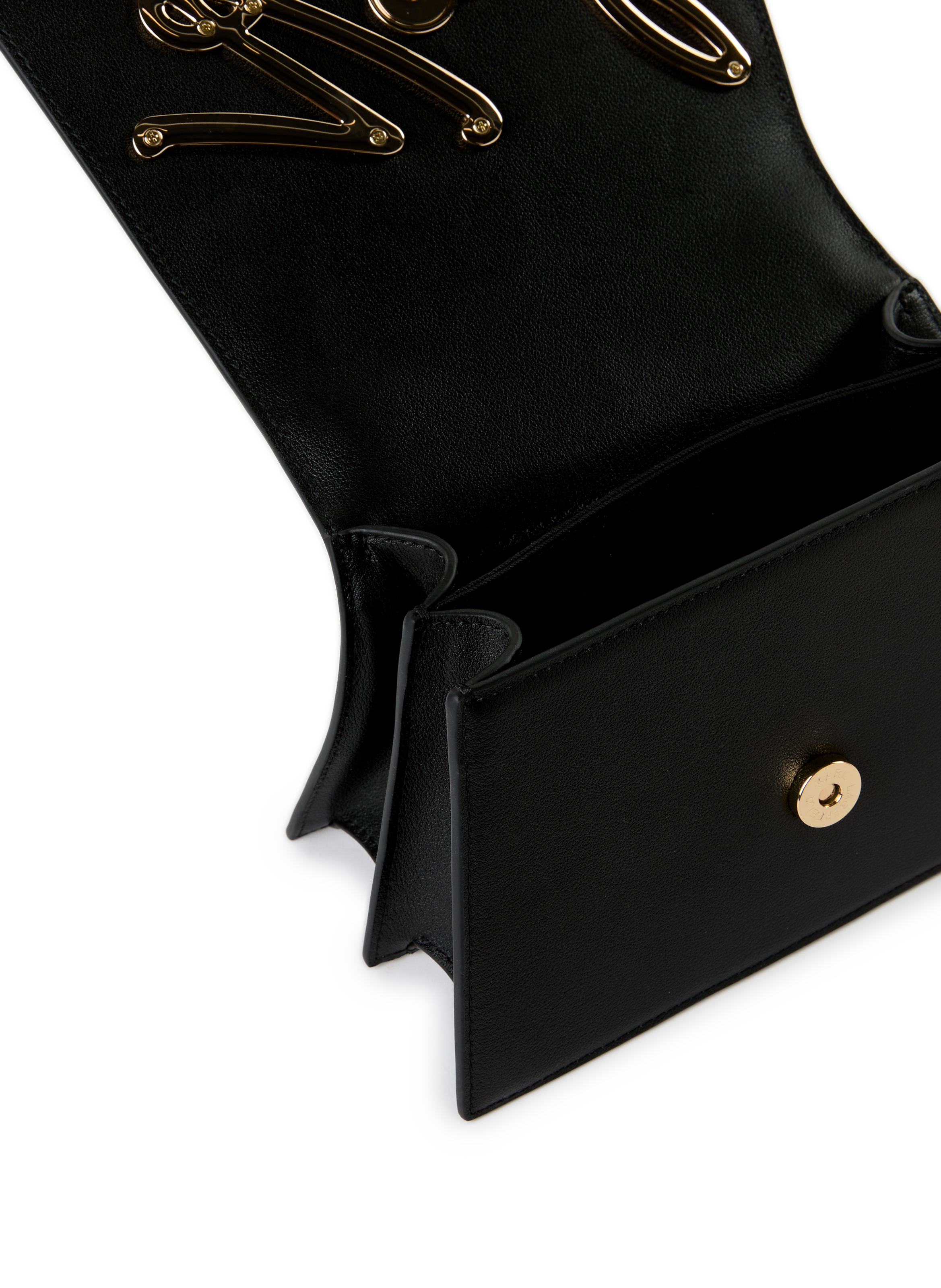 Sac à bandoulière K signature en cuir KARL LAGERFELD Noir