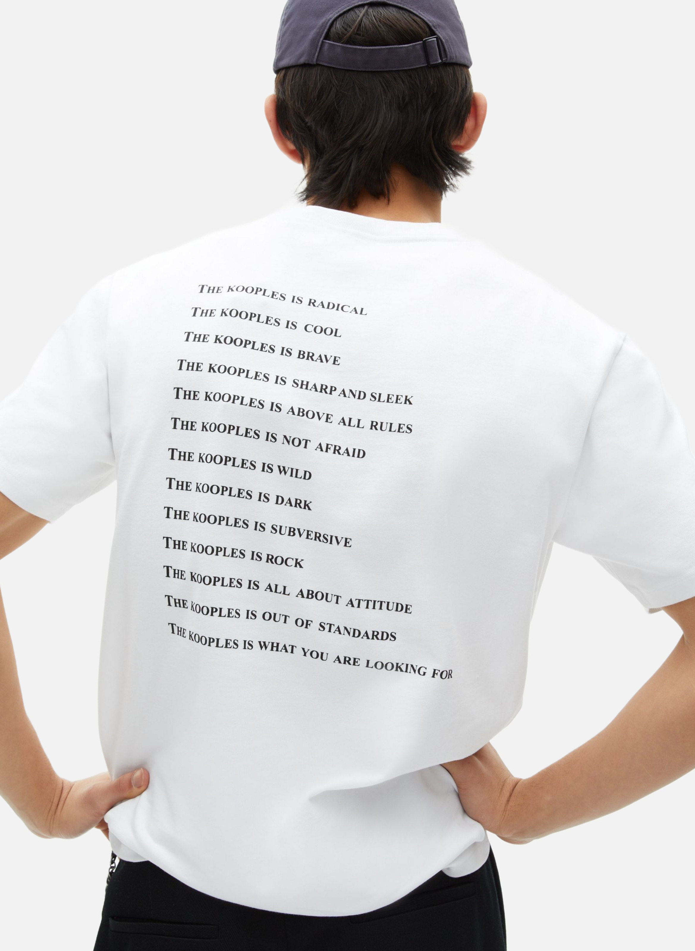 T-shirt manches courtes what is THE KOOPLES Blanc