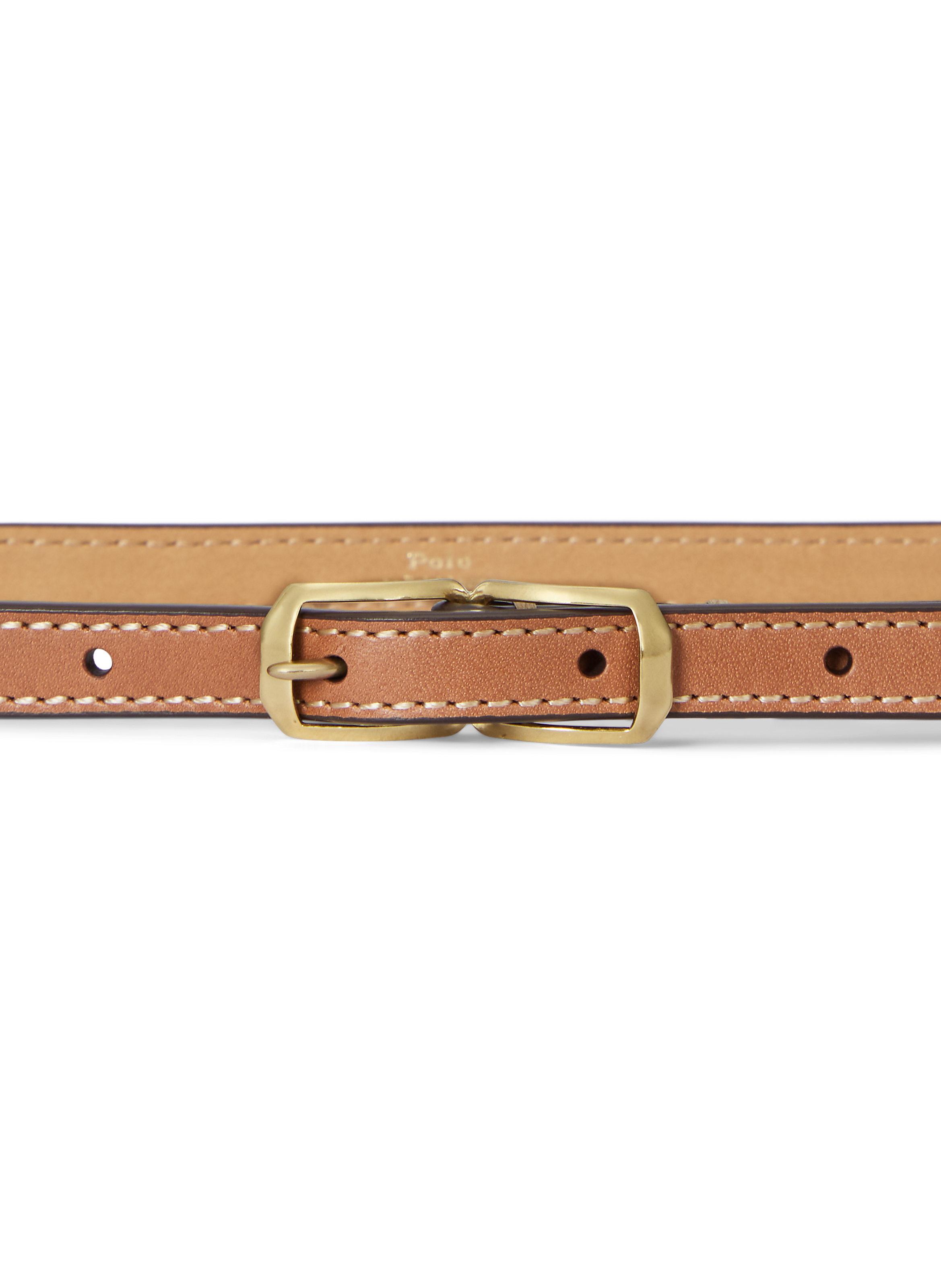 Ceinture en cuir POLO RALPH LAUREN Marron