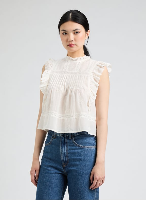 Edith Blouse White by LEVI'S LEVI'S Edith Blouse White