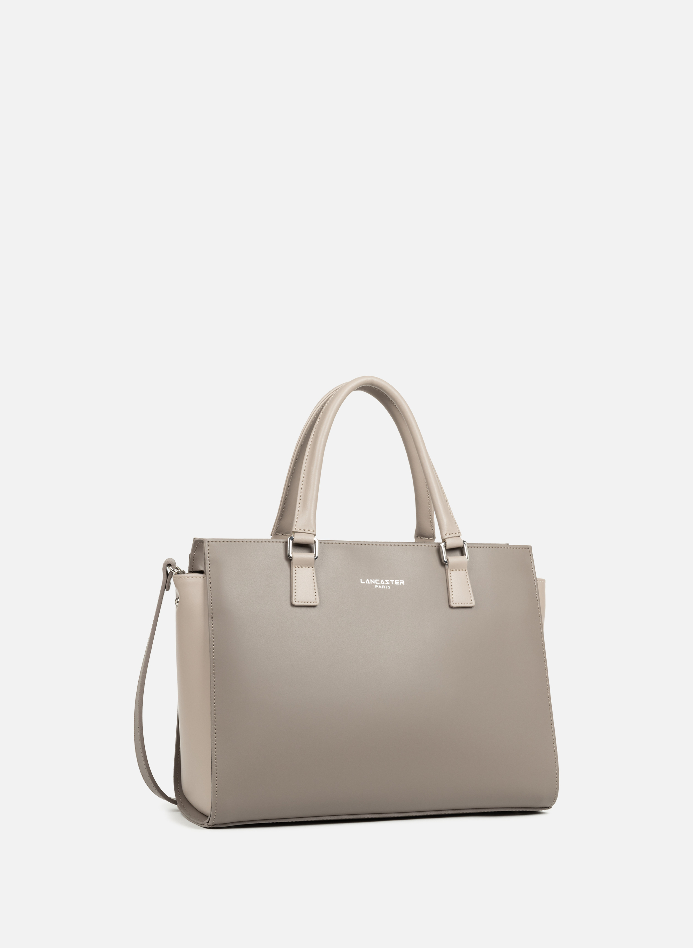 Large tote bag - Smooth LANCASTER Brown