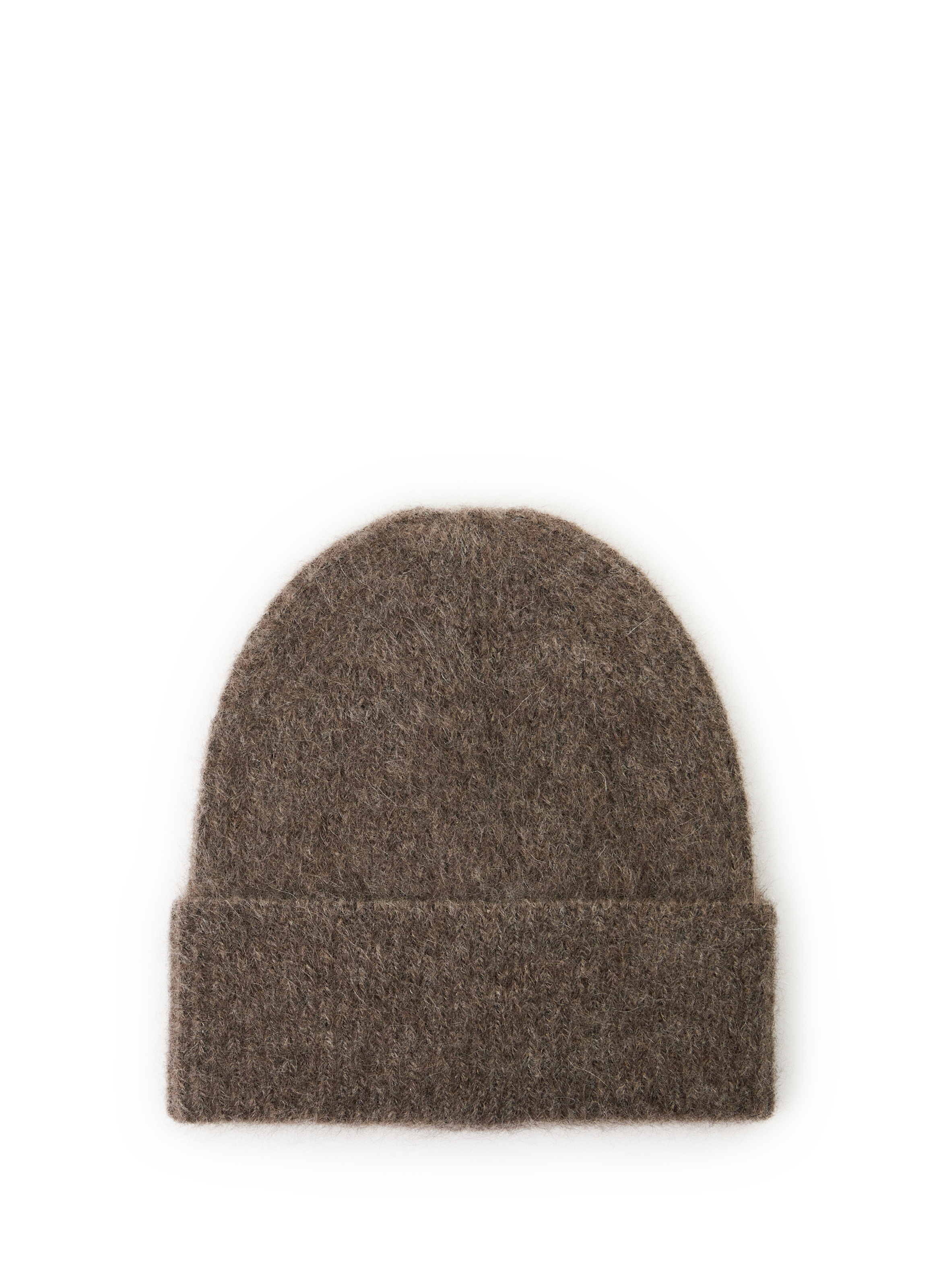 SAISON 1865 Wide cuff mohair blend beanie Brown