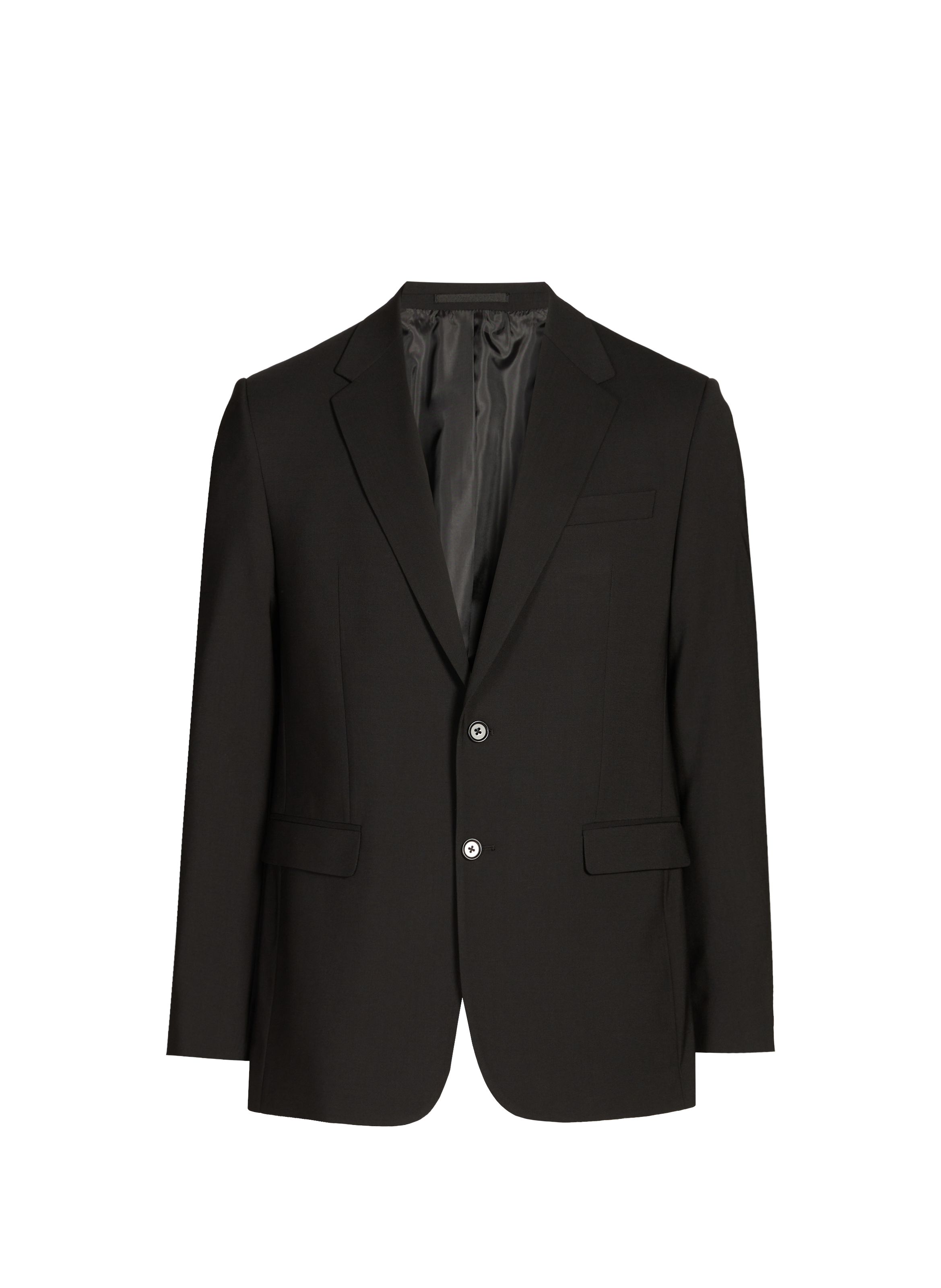 Veste de costumem en laine mélangée  AU PRINTEMPS PARIS Noir