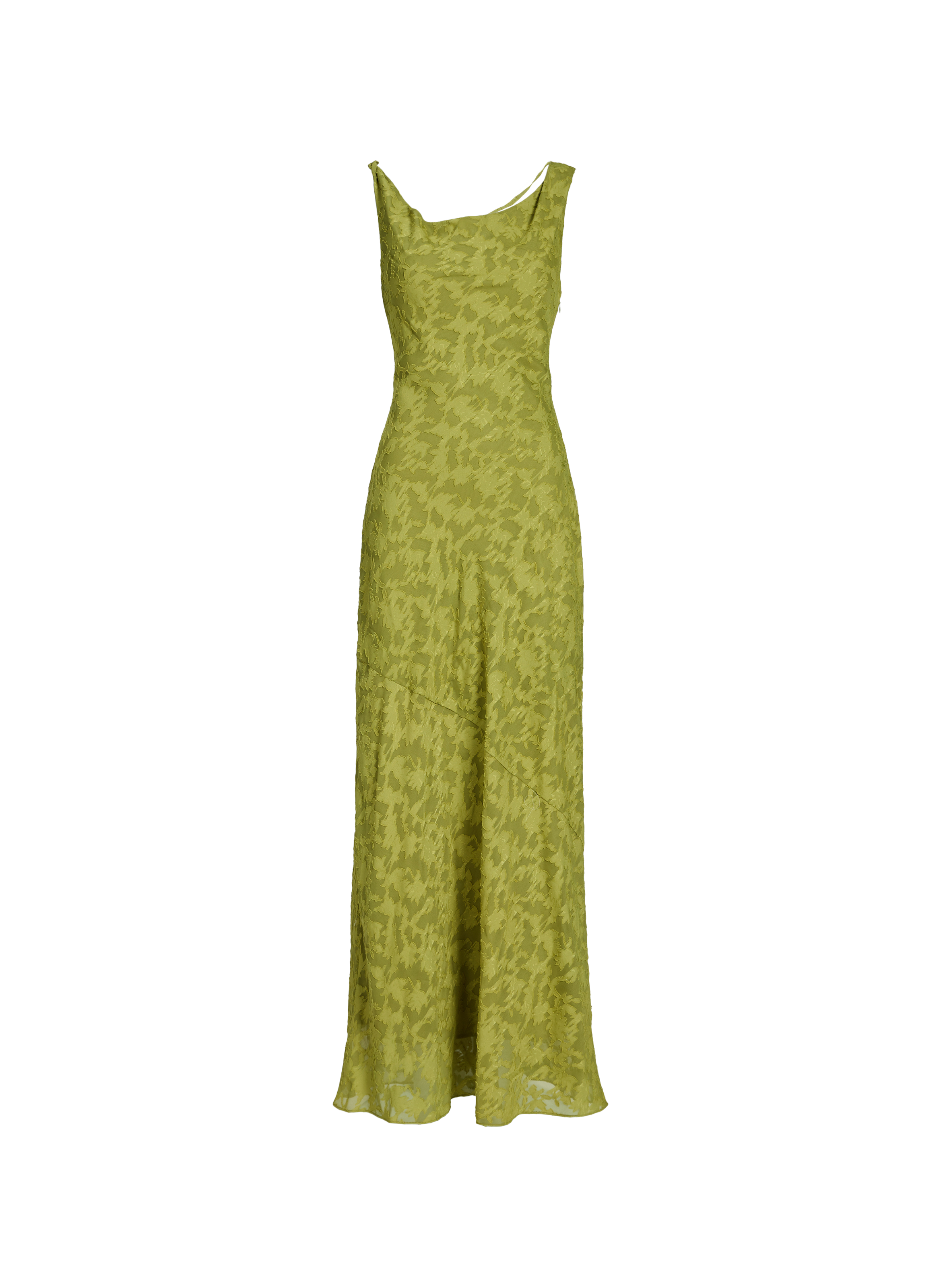 Round neck midi dress TOPSHOP Green