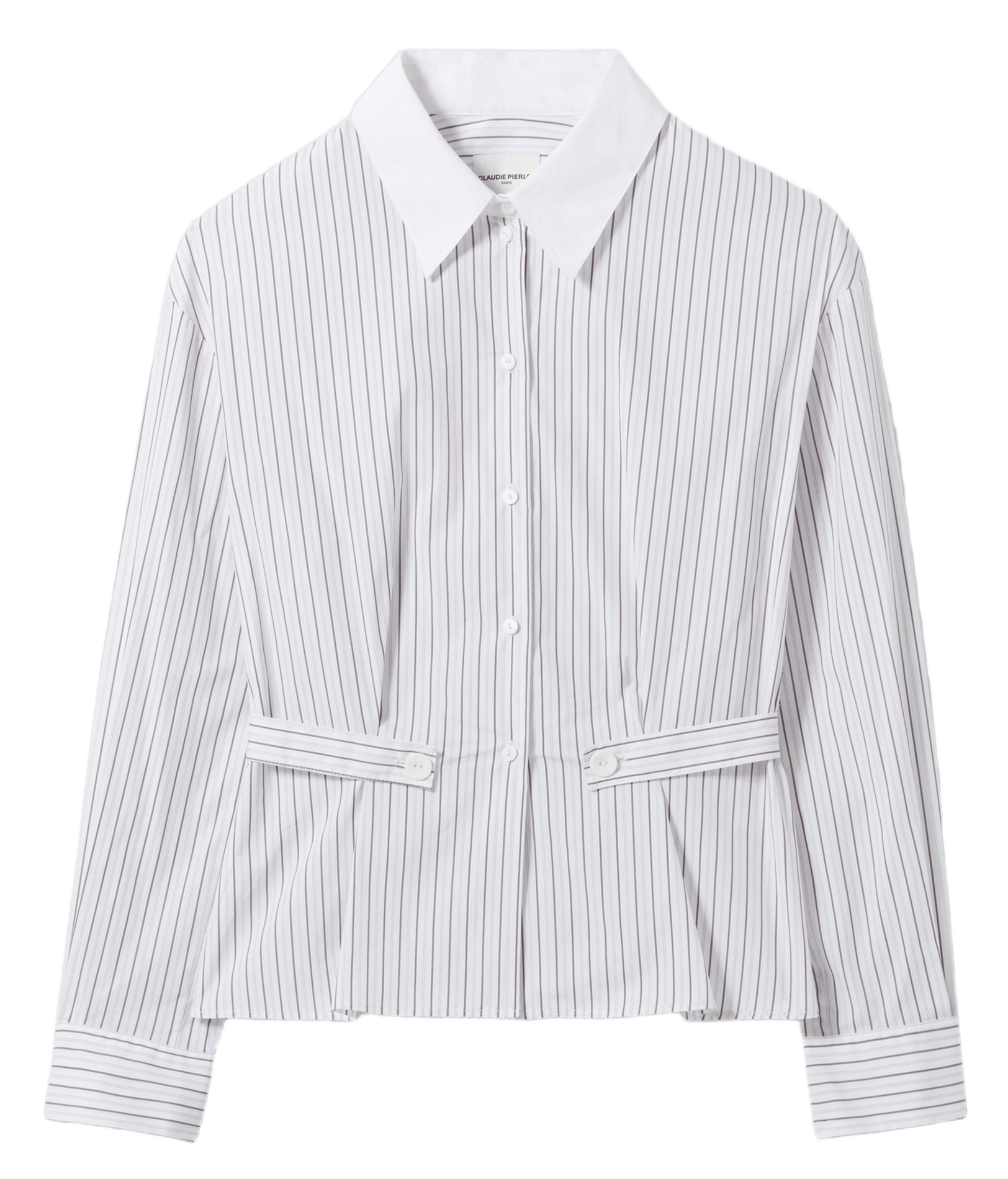 Chemise col classique en coton carla CLAUDIE PIERLOT Multicolore