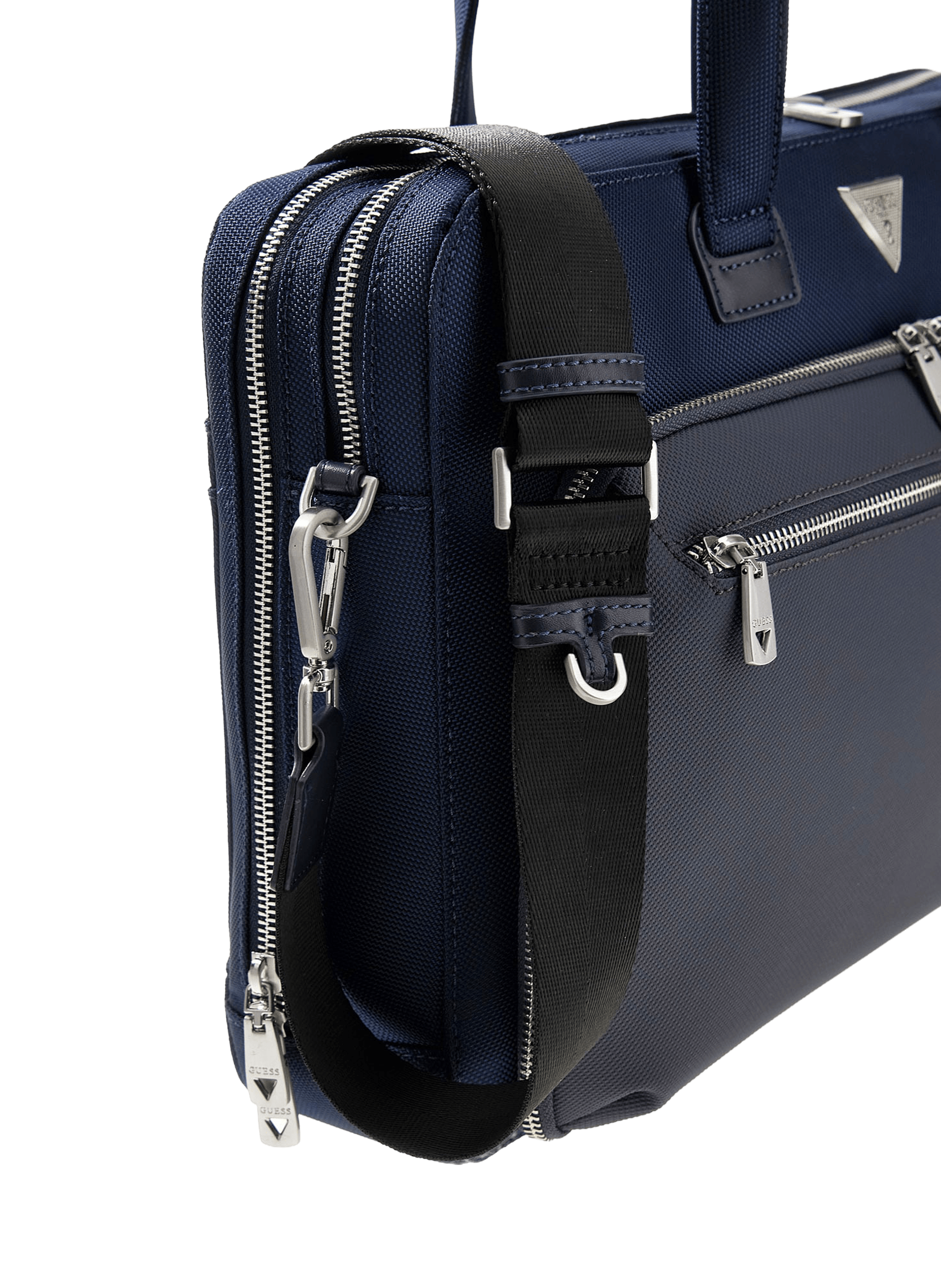 Sac business multi compartiments à bandoulière GUESS Bleu