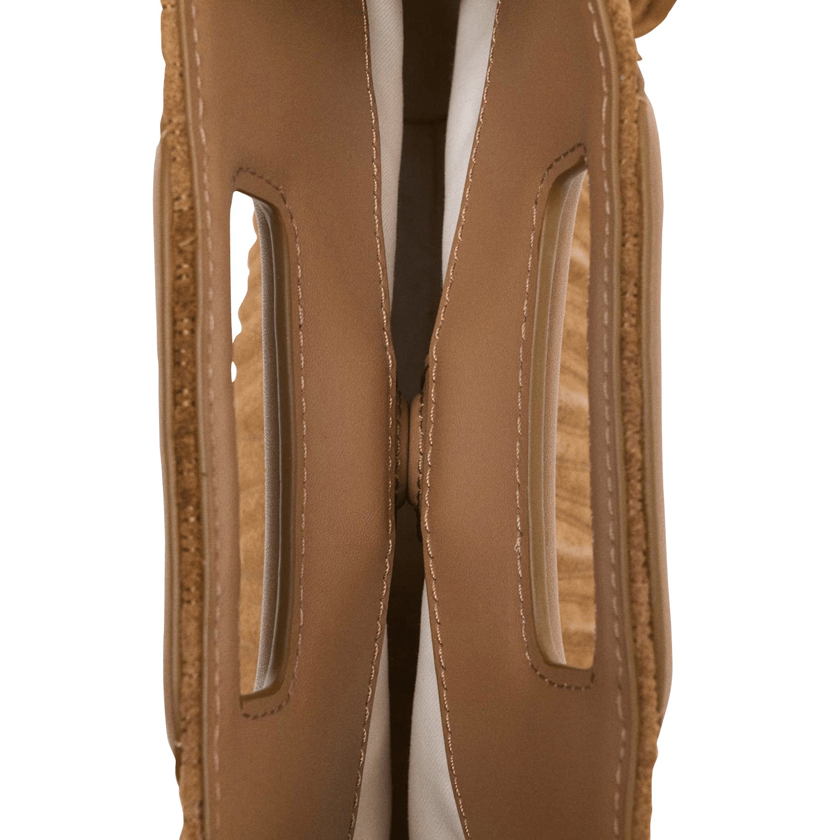 Sac bandoulière en cuir m MAJE Beige