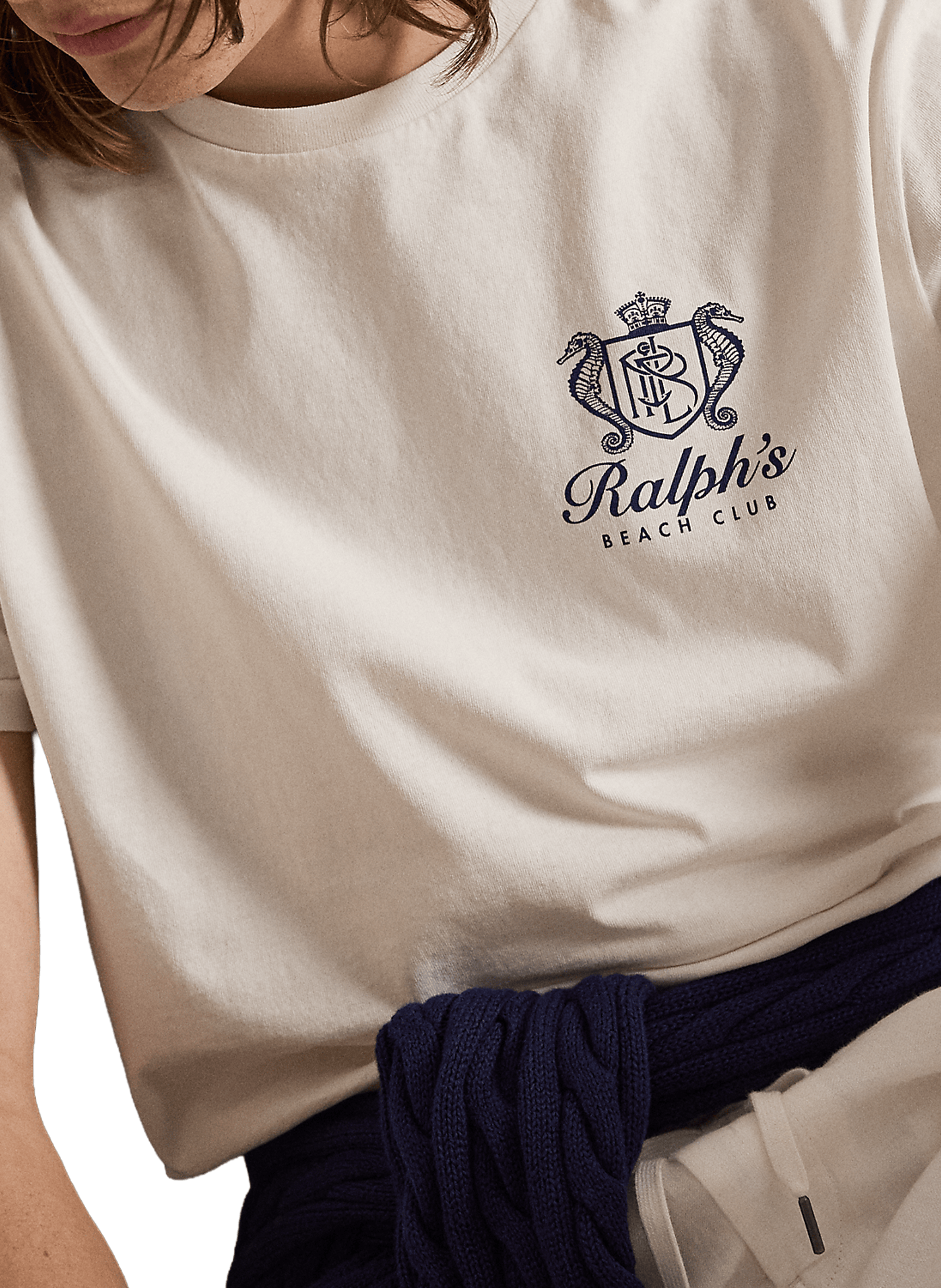 Cotton round-neck T-shirt POLO RALPH LAUREN White