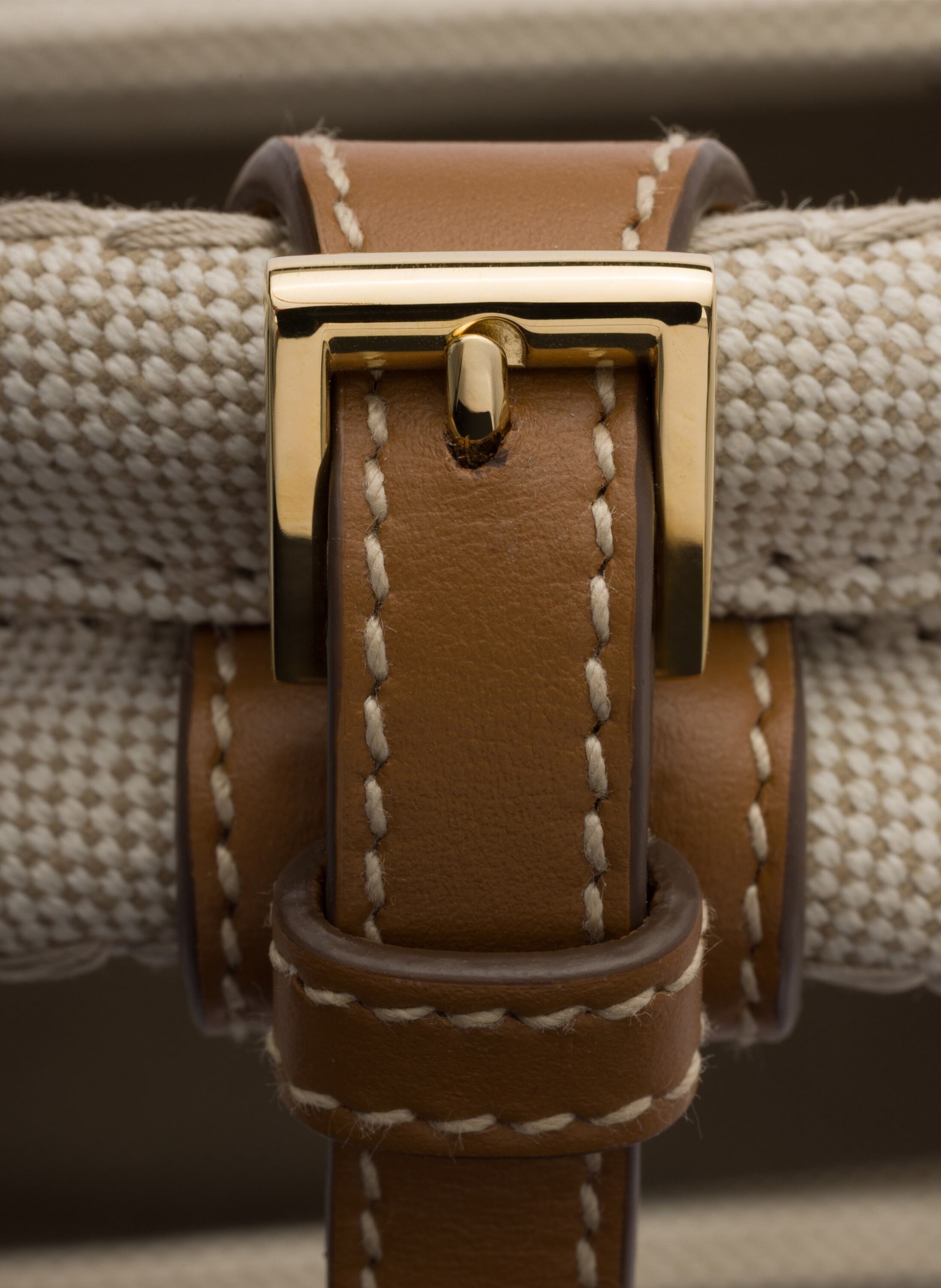 Petit sac prada jardinière en toile de coton PRADA Beige