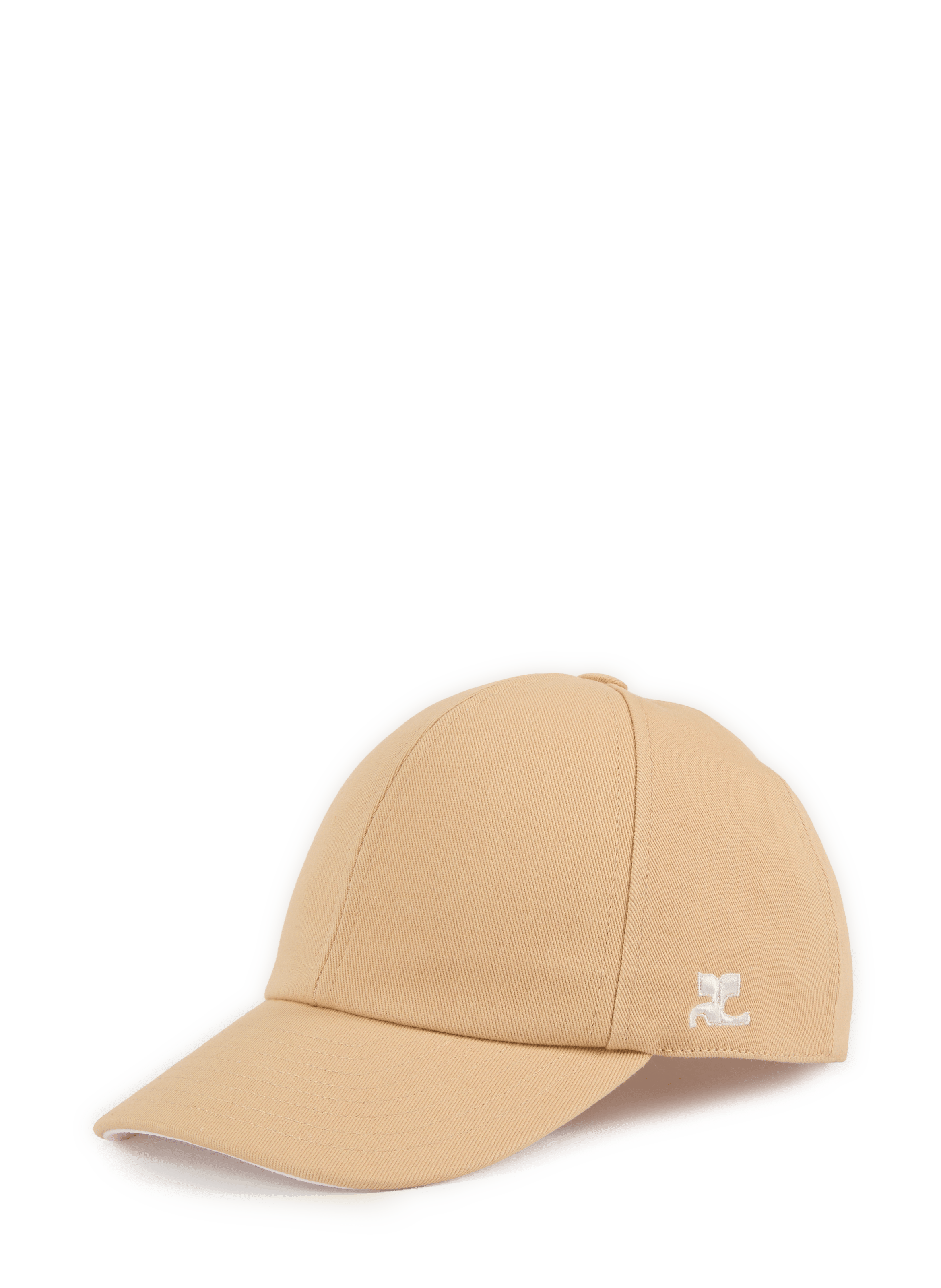Casquette en coton  COURRÈGES Beige