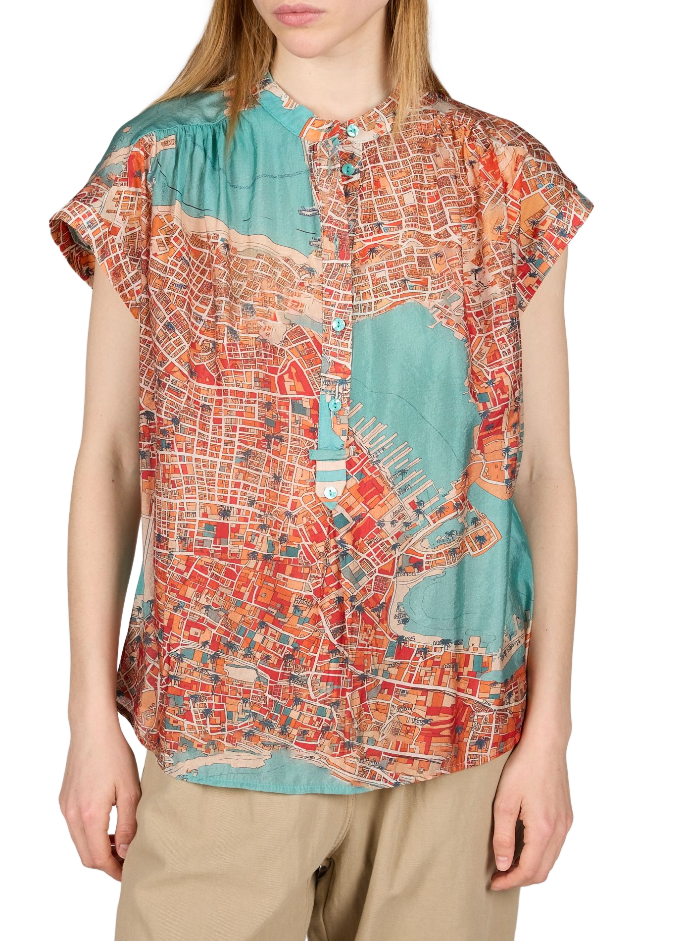 Blouse Objeta imprimée OBJECT Multicolore