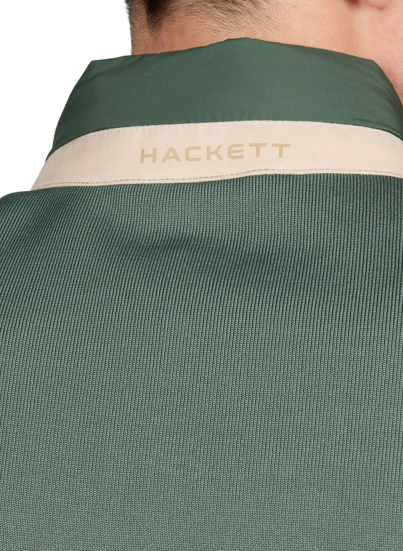 Quilted gilet HACKETT Green