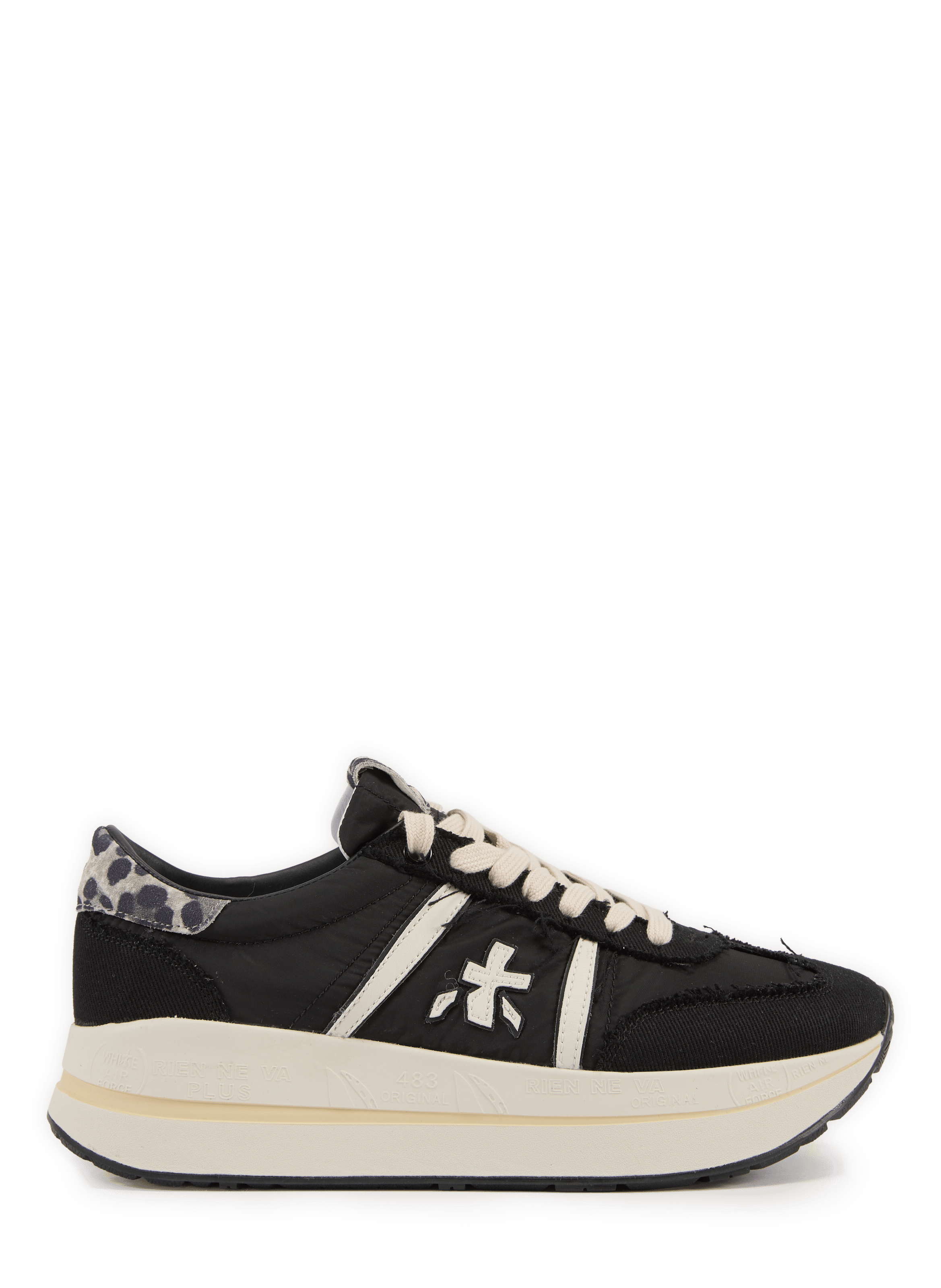 Baskets compensées Bethcoin PREMIATA Noir