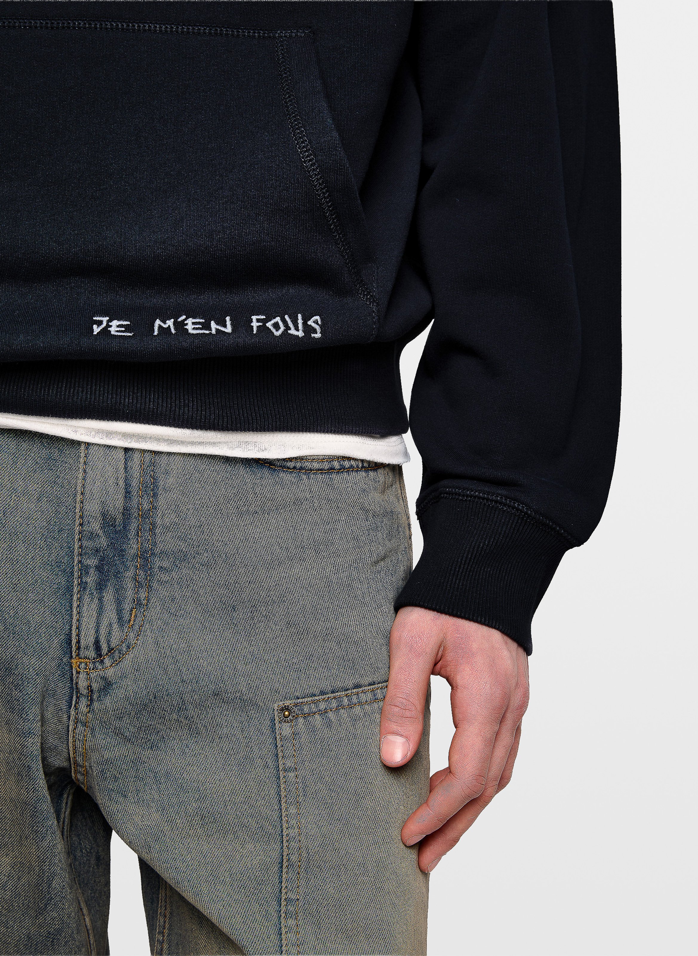 Sweat col rond en coton bio sacha ZADIG&VOLTAIRE Bleu
