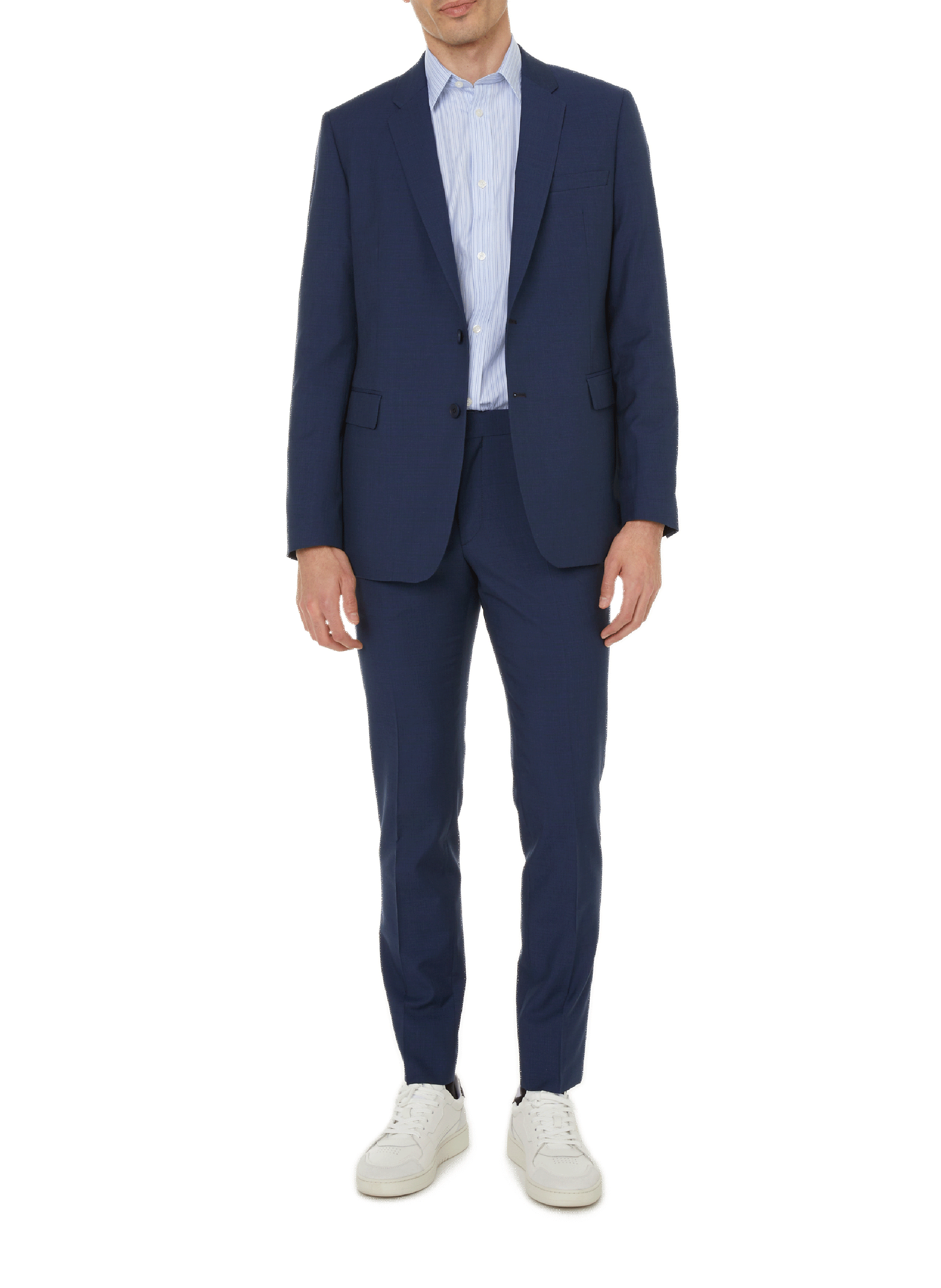 Chemise rayée en coton   SAISON 1865 Bleu